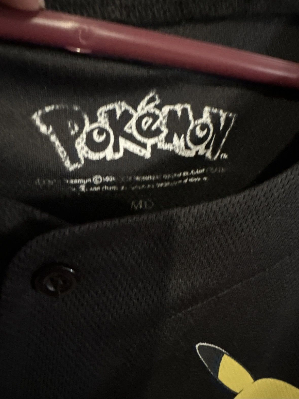 Pokemon Pokemon Pikachu 025 Short Sleeve Baseball Jersey Size M 2016 Size US M / EU 48-50 / 2 - 5 Thumbnail
