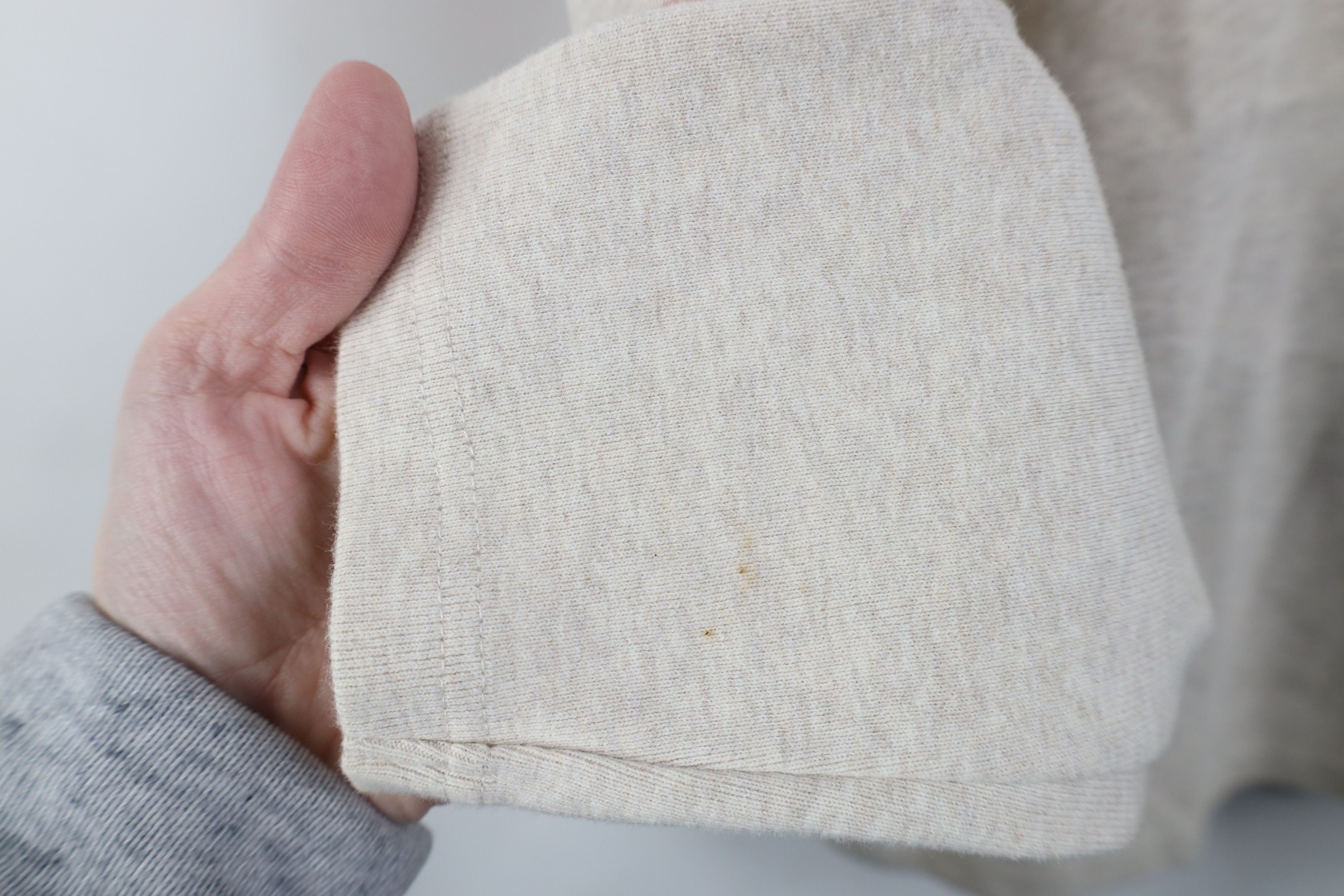 Gap Vintage 90s Gap Ribbed Knit Thermal Henley T-Shirt Beige Size US M / EU 48-50 / 2 - 10 Thumbnail