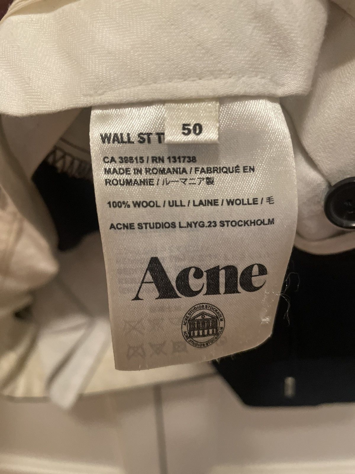 Acne Studios Acne Studios Navy Pants Size US 32 / EU 48 - 5 Thumbnail