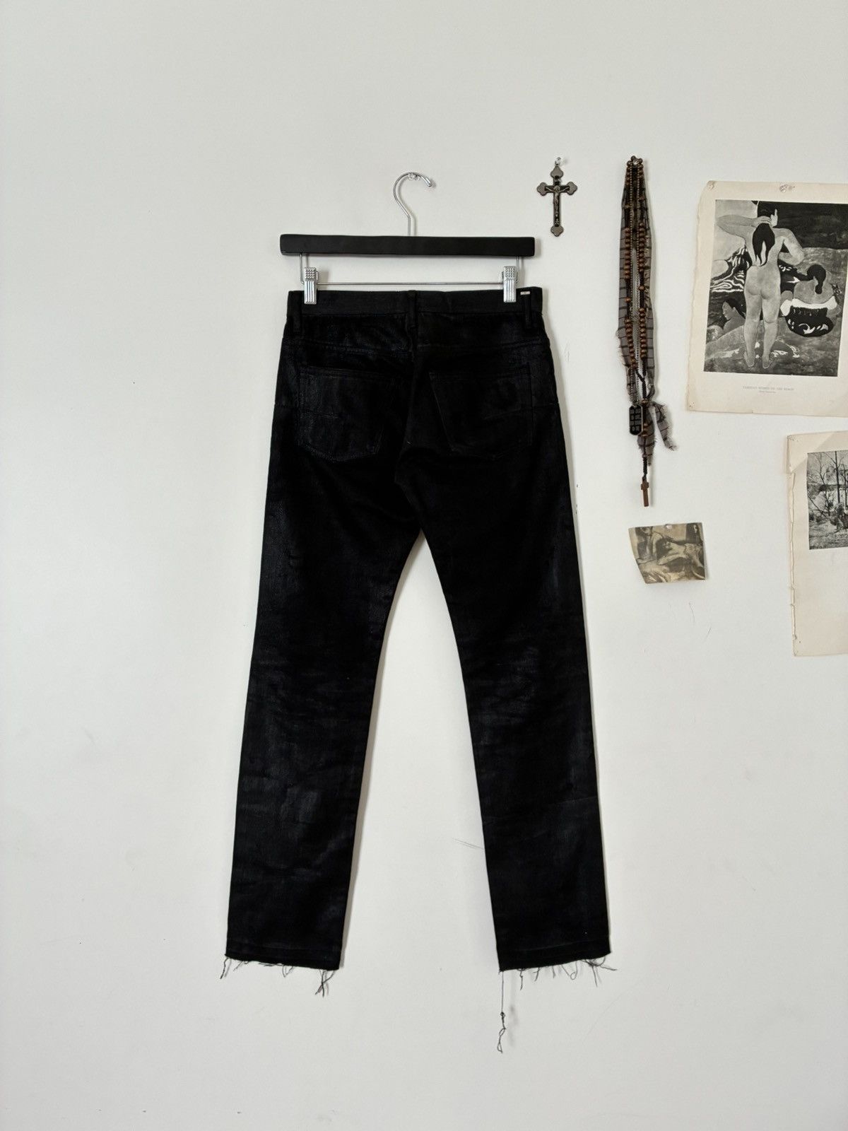 Dior Dior Homme AW07 Waxed Denim Size US 27 - 5 Thumbnail