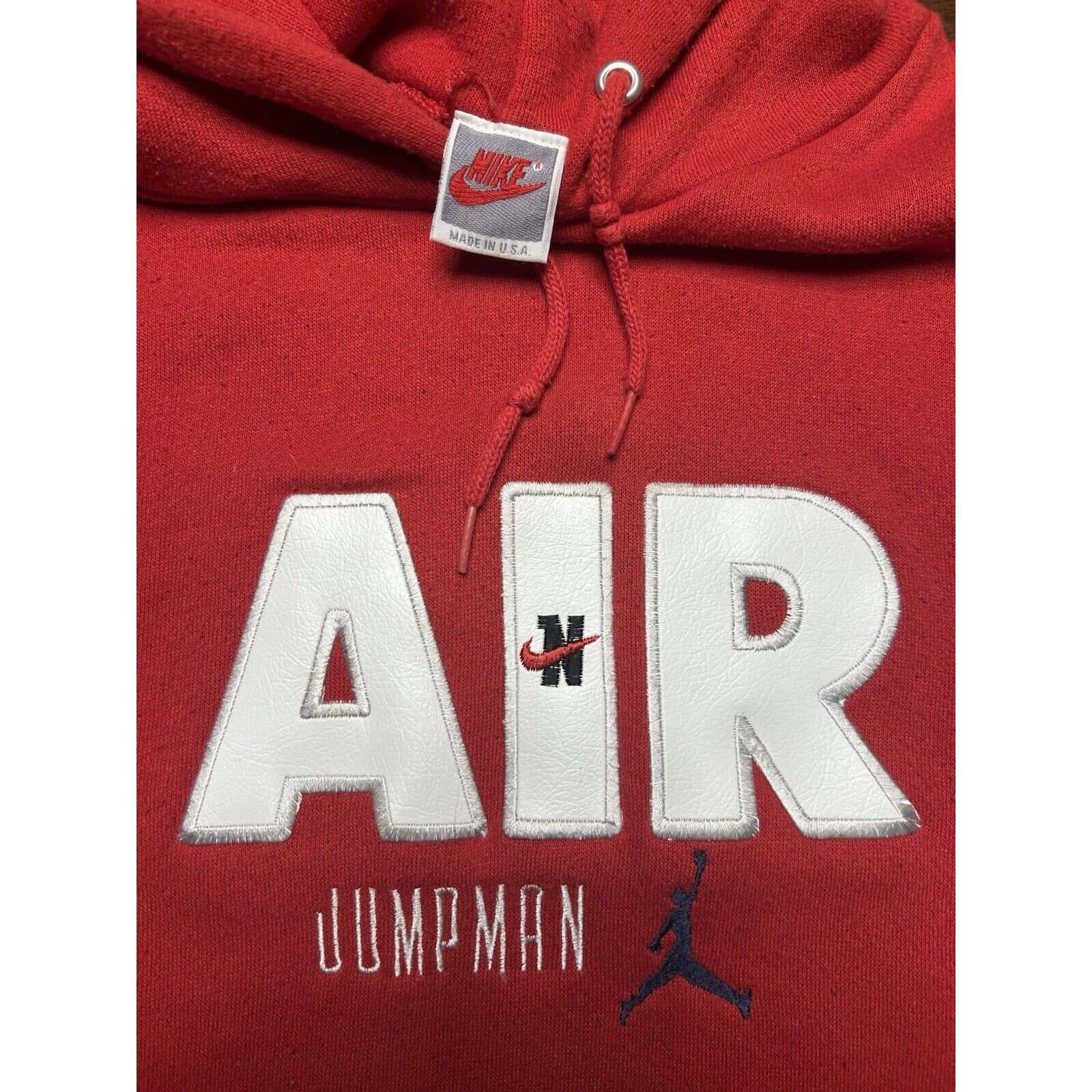 Nike VTG 80s/90s Nike Air Jordan Jumpman Hoodie Custom Homemade Size US M / EU 48-50 / 2 - 5 Thumbnail