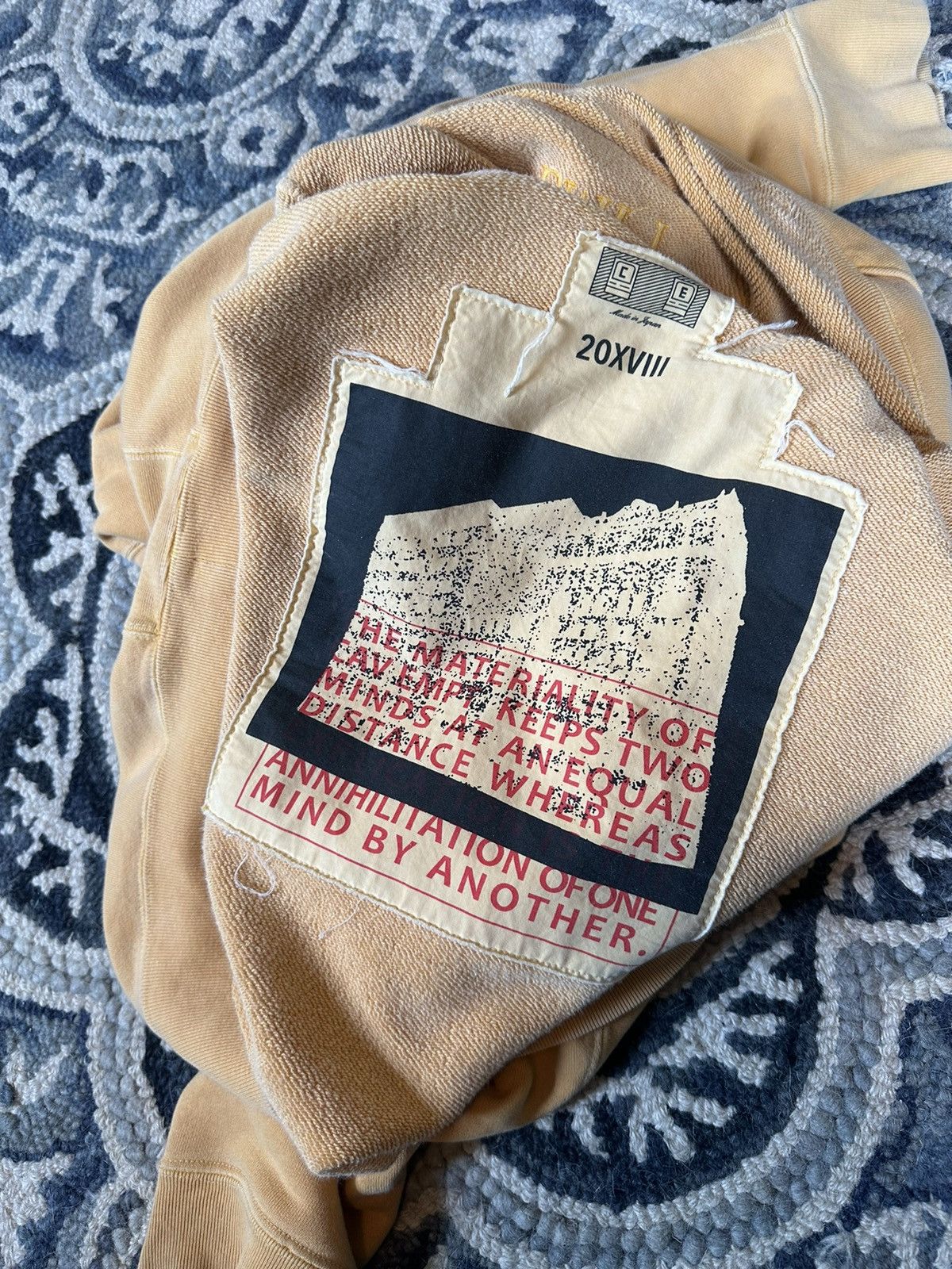 Cav Empt Cav Empt Dyed Logo Hoodie Oversized Size US L / EU 52-54 / 3 - 5 Thumbnail