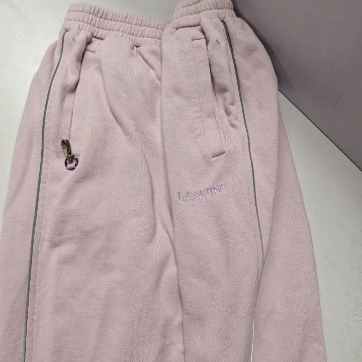 Lanvin Lanvin Purple Loose Fit Jogging Pants -2508 Size US 36 / EU 52 - 4 Thumbnail
