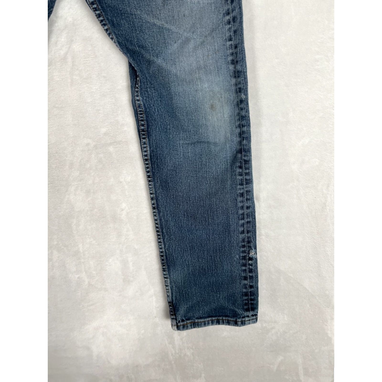 Levi's VINTAGE Levi’s 505 Jeans Blue Denim Size 34x30 Regular Fit Men Medium Wash Stain USA 90s Mexico Size US 34 / EU 50 - 5 Thumbnail