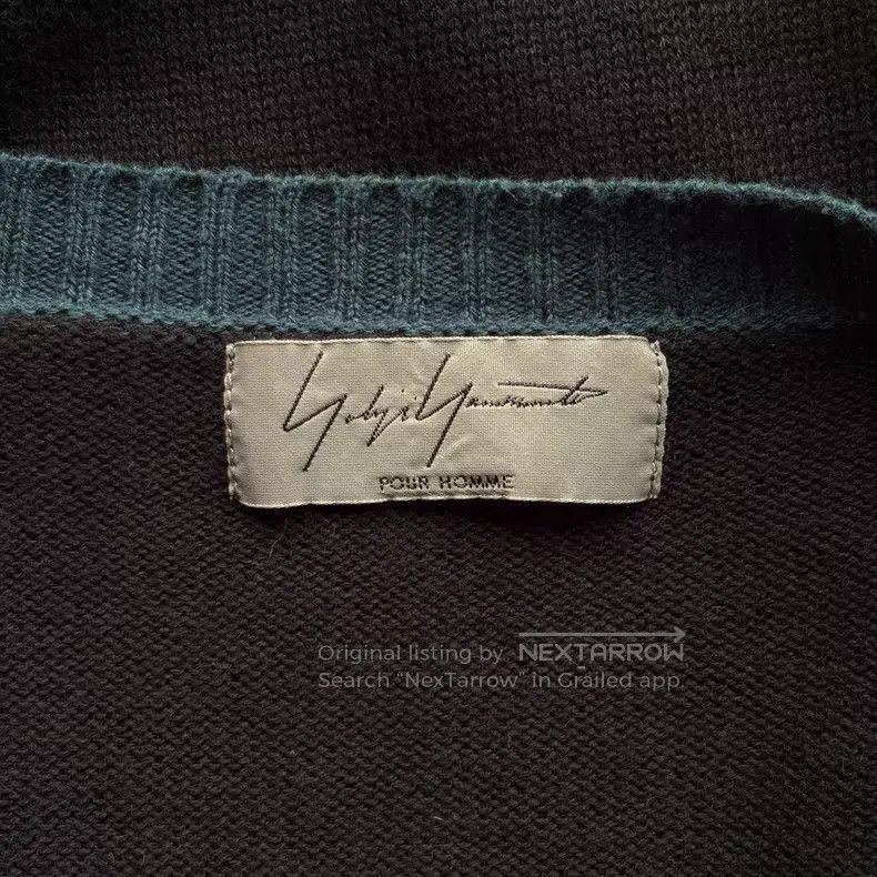 Yohji Yamamoto Yohji Yamamoto 11 SS block color-block knit cardigan shirt Size US L / EU 52-54 / 3 - 7 Thumbnail