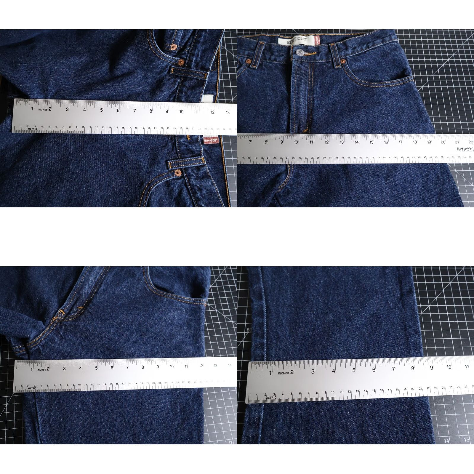 Levi's VINTAGE Levi's 517 Jeans Denim 31 x 32 Blue Bootcut 2006 Y2K Men’s Regular 5-Pocket 100% Cotton Size US 31 - 8 Thumbnail