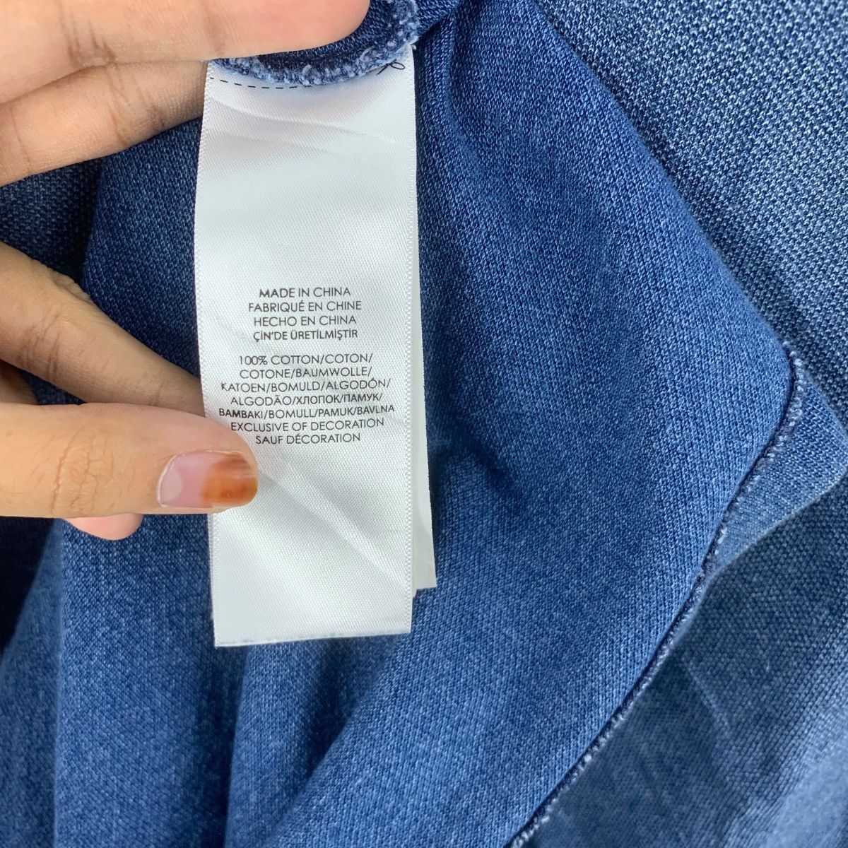 Polo Ralph Lauren POLO RALPH LAUREN The Mesh Mini Distress Design Tee Shirt Size S / US 4 / IT 40 - 8 Thumbnail