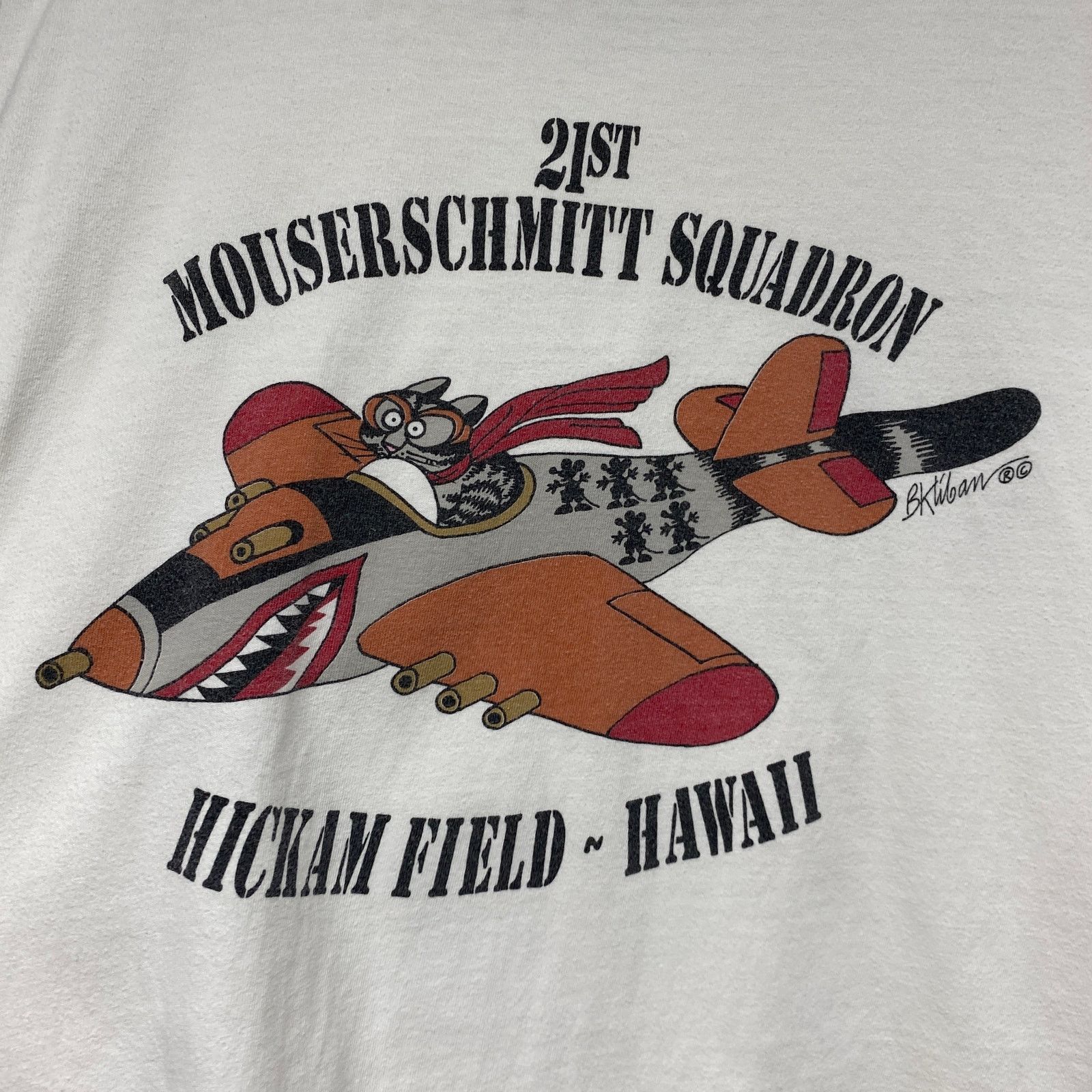 Vintage Vintage Crazy Shirt Hawaii B Kliban Flying Cat T Shirt Size US XL / EU 56 / 4 - 10 Thumbnail