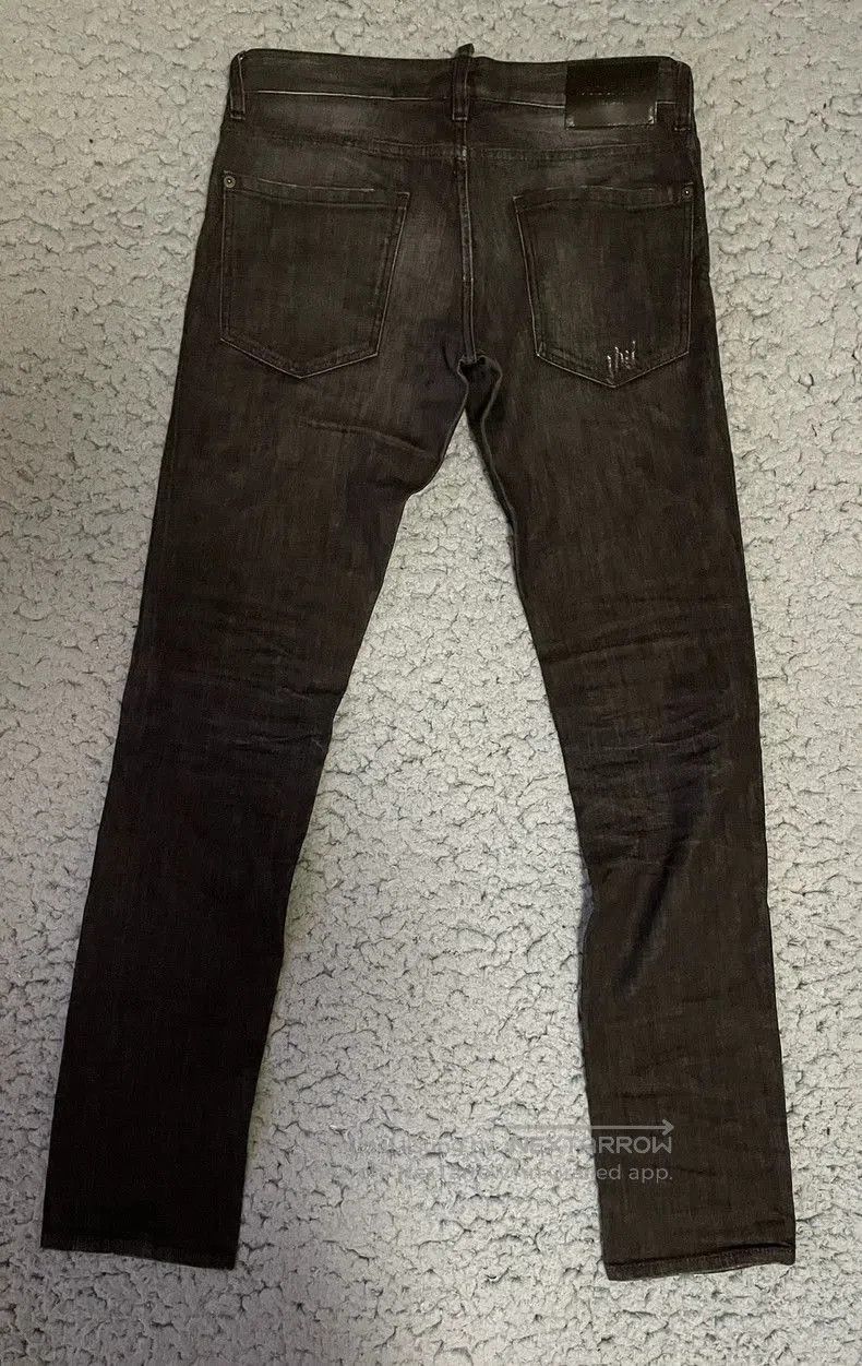 Dsquared2 Dsquared2 Black Gray Washed Jeans. Size US 36 / EU 52 - 2 Thumbnail