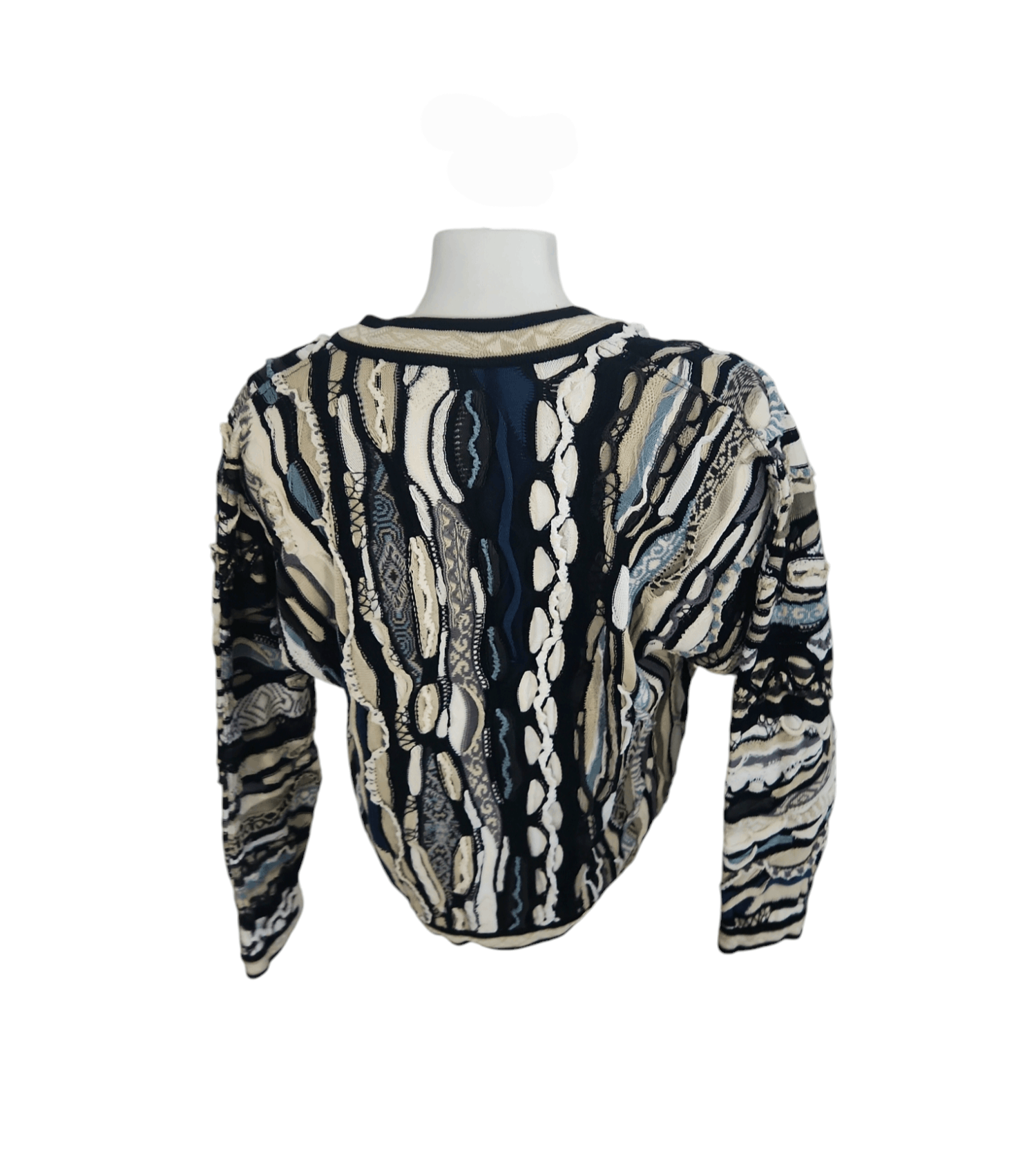 Coogi × Vintage Coogi Australia Cardigan Sweater Rare Vintage 3D dimensional Size US M / EU 48-50 / 2 - 6 Thumbnail
