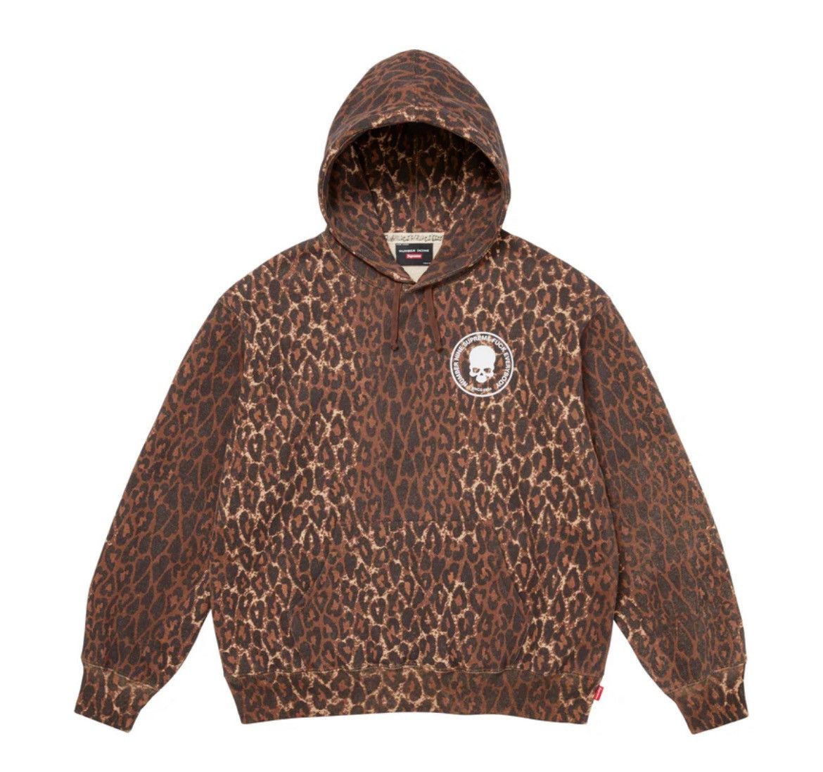 Number (N)ine × Supreme Supreme x number nine leopard hoodie | Grailed