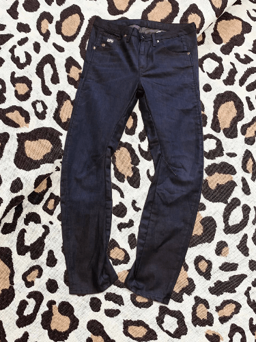 G-Star G-Star Raw Tapered Navy Men Jeans STREETWEAR Size US 27 - 1 Thumbnail