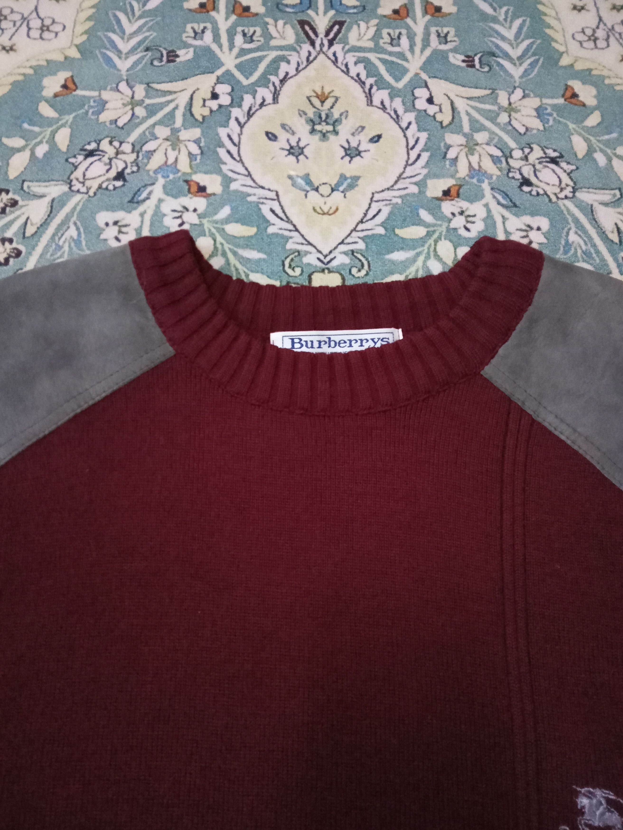 Burberry Burberrys 80s Vintage Wool Sweater Size US S / EU 44-46 / 1 - 6 Thumbnail
