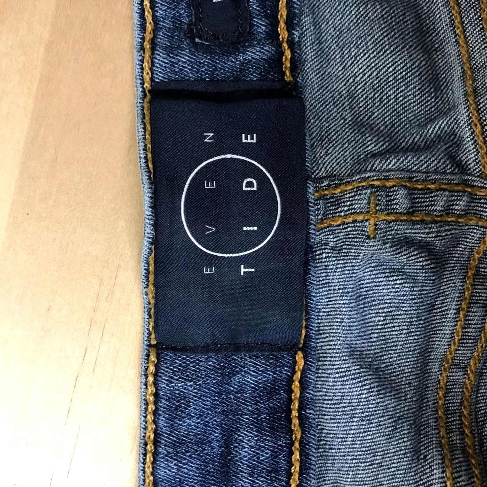 Denime EVEN TIDE Relaxed Fit Jeans Mens 35 34 Blue Denim Straight Size US 35 - 7 Thumbnail