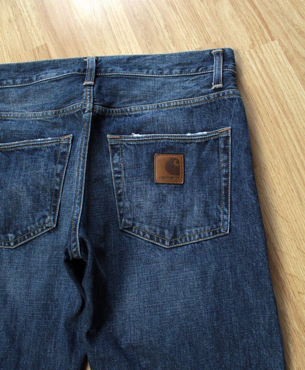 Carhartt 🔥 Carhartt WIP Vintage Logo Klondike Pants Denim Jeans 32x32 Size US 32 / EU 48 - 2 Thumbnail