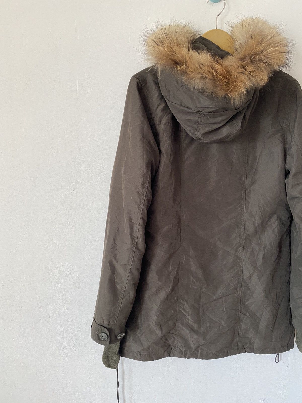 If Six Was Nine × Le Grande Bleu (L.G.B.) × MOUSSY Moussy Japan Brand Green Fur Parka LGB Style Hoodie Jacket Size US L / EU 52-54 / 3 - 9 Thumbnail