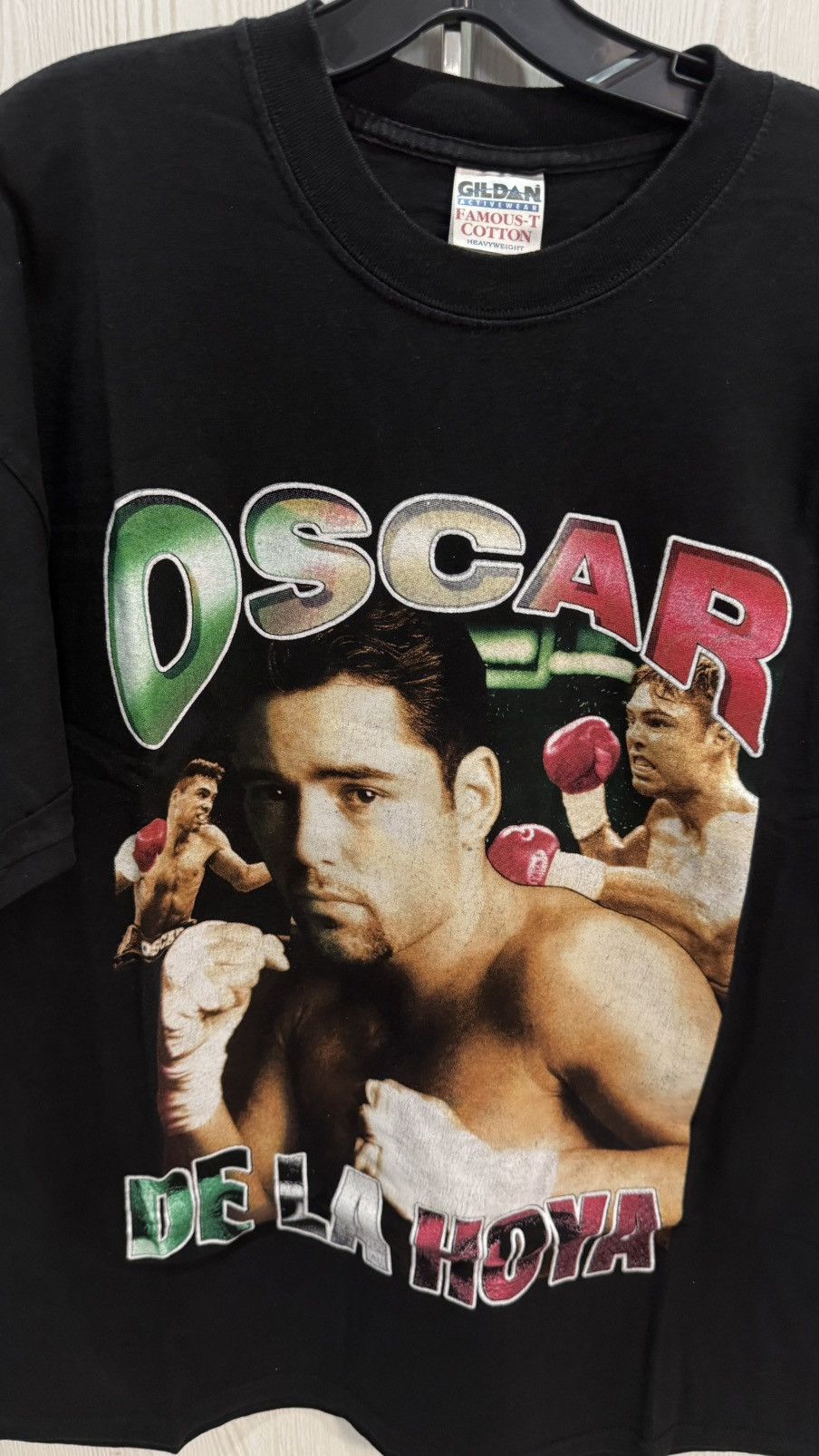 All Sport Oscar De La Hoya WBC Welterweight Champion Tee size XL Size US XL / EU 56 / 4 - 2 Thumbnail