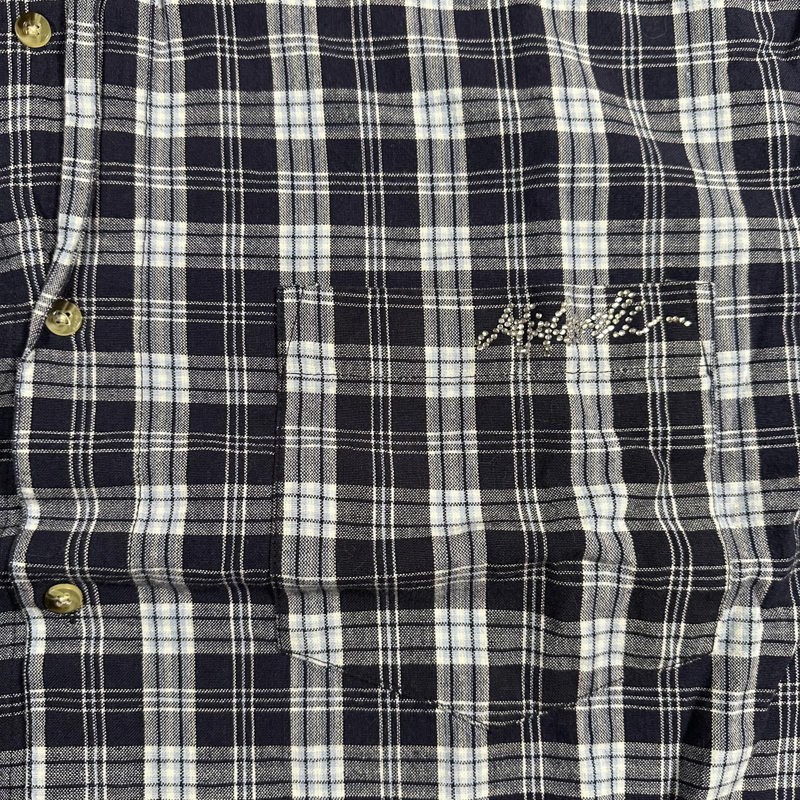 Makaveli Makaveli, Men, Short Sleeve Shirt, XL, Black and White Plaid Size US XL / EU 56 / 4 - 3 Thumbnail