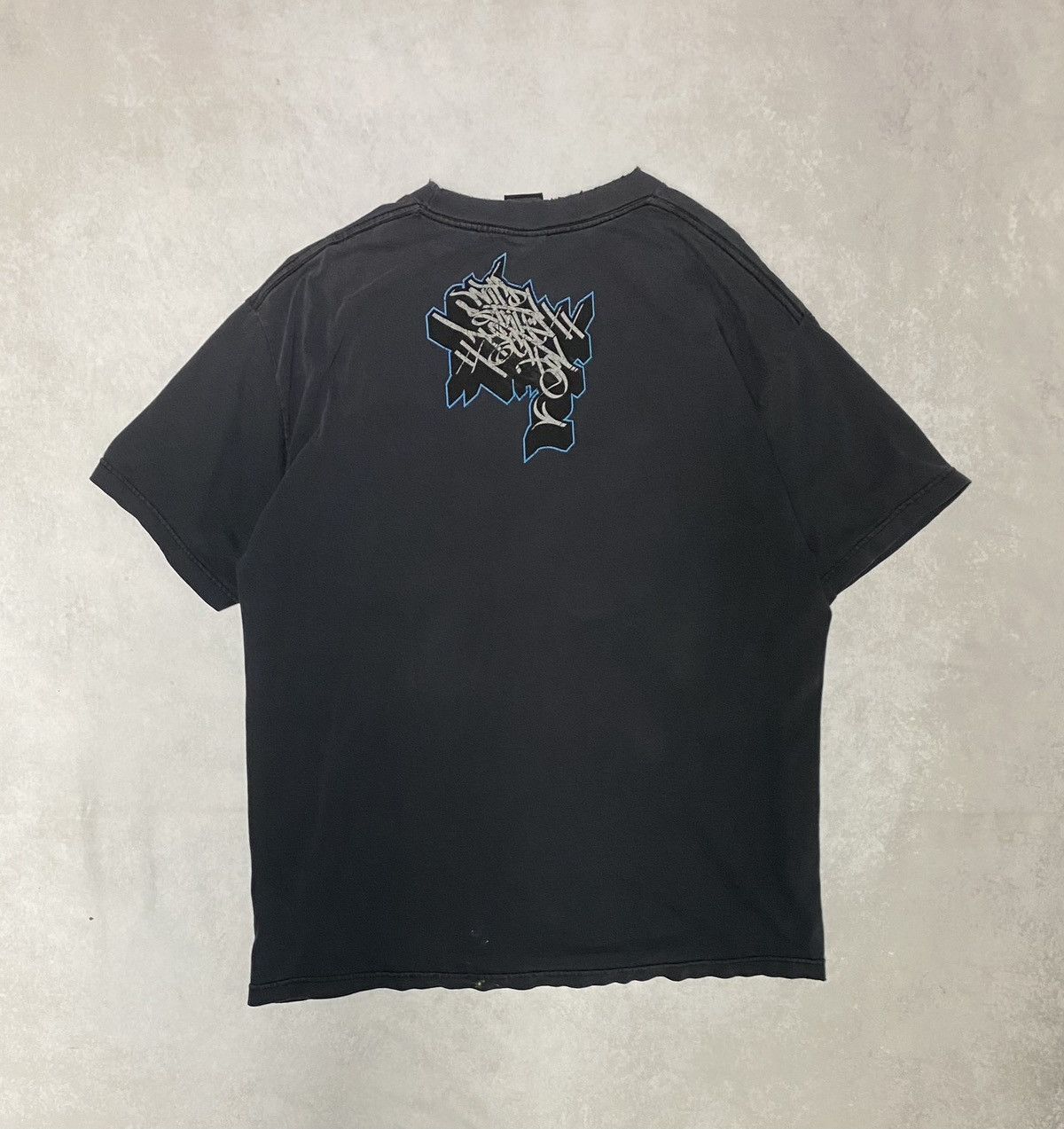 JNCO × Vintage Crazy Y2K Graffiti 90’s Hip Hop Wild Style Technician Tee XL Size US XL / EU 56 / 4 - 7 Thumbnail