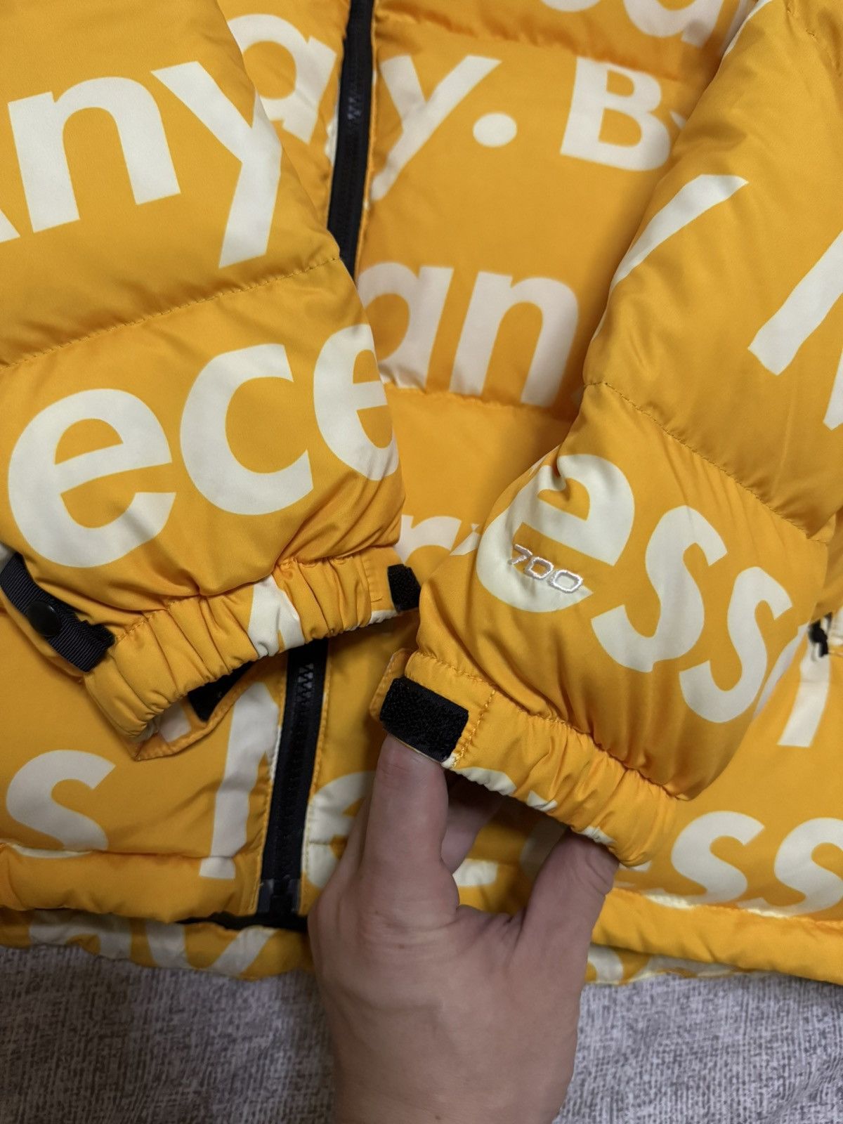 Supreme × The North Face Supreme tnf north yellow bamn by any means nuptse jacket Size US XL / EU 56 / 4 - 4 Thumbnail