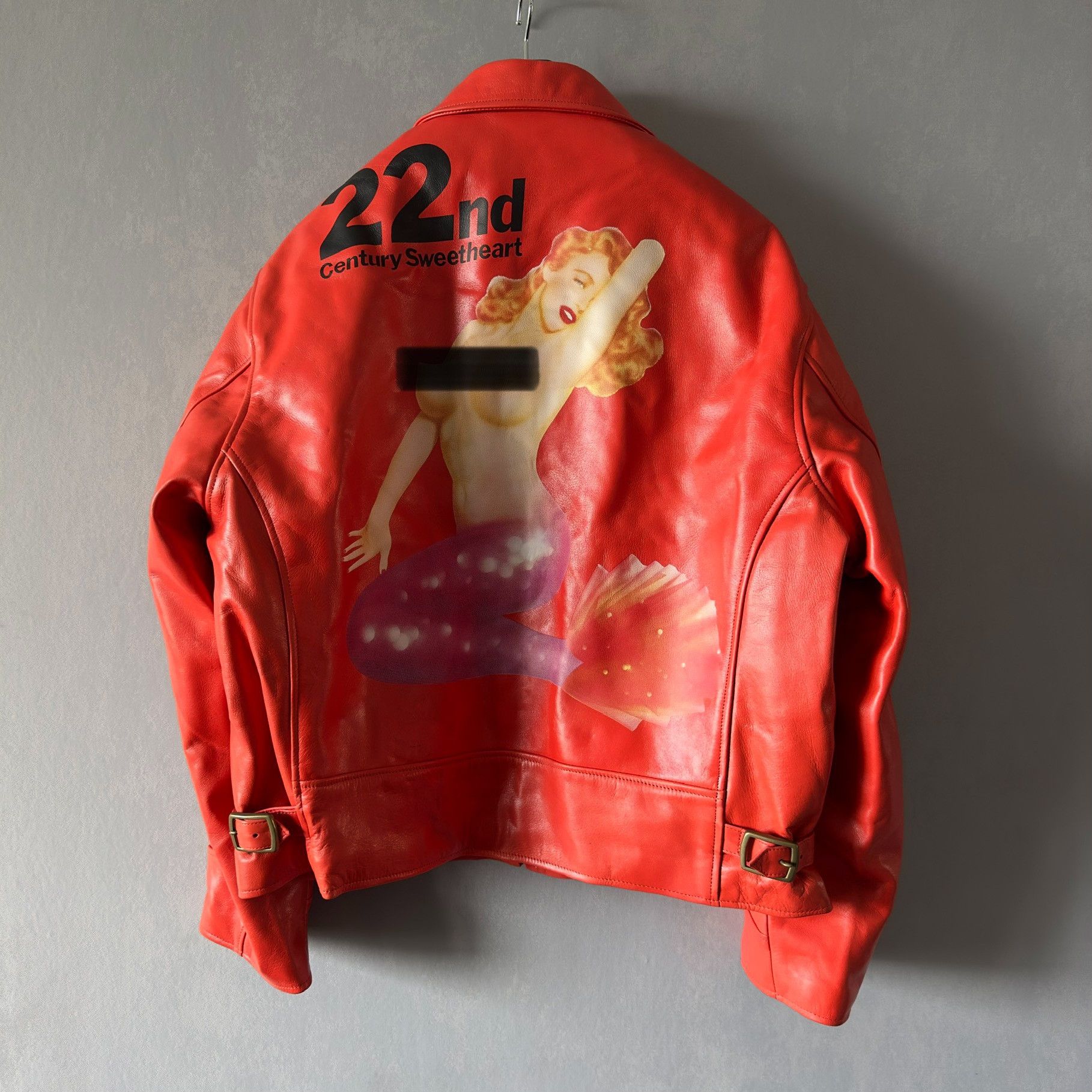 Yohji Yamamoto 23rd Century Sweetheart Mermaid Leather Jacket