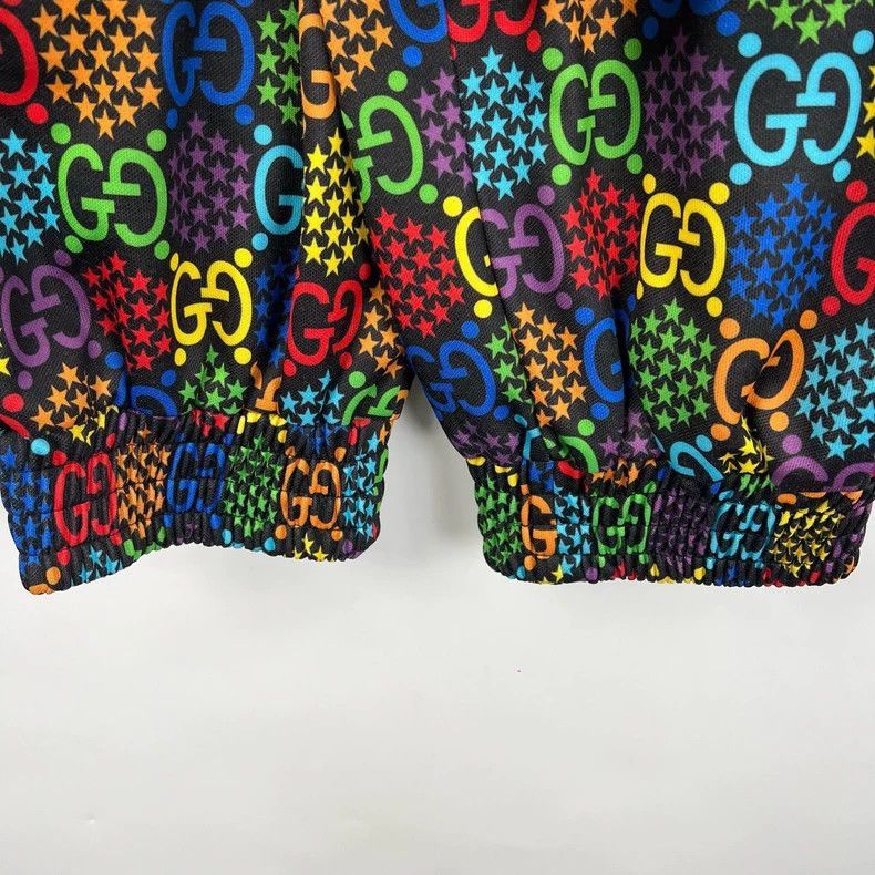 Gucci Gucci Colorful Sports Pants with GG Print-2505 Size 41" - 6 Thumbnail