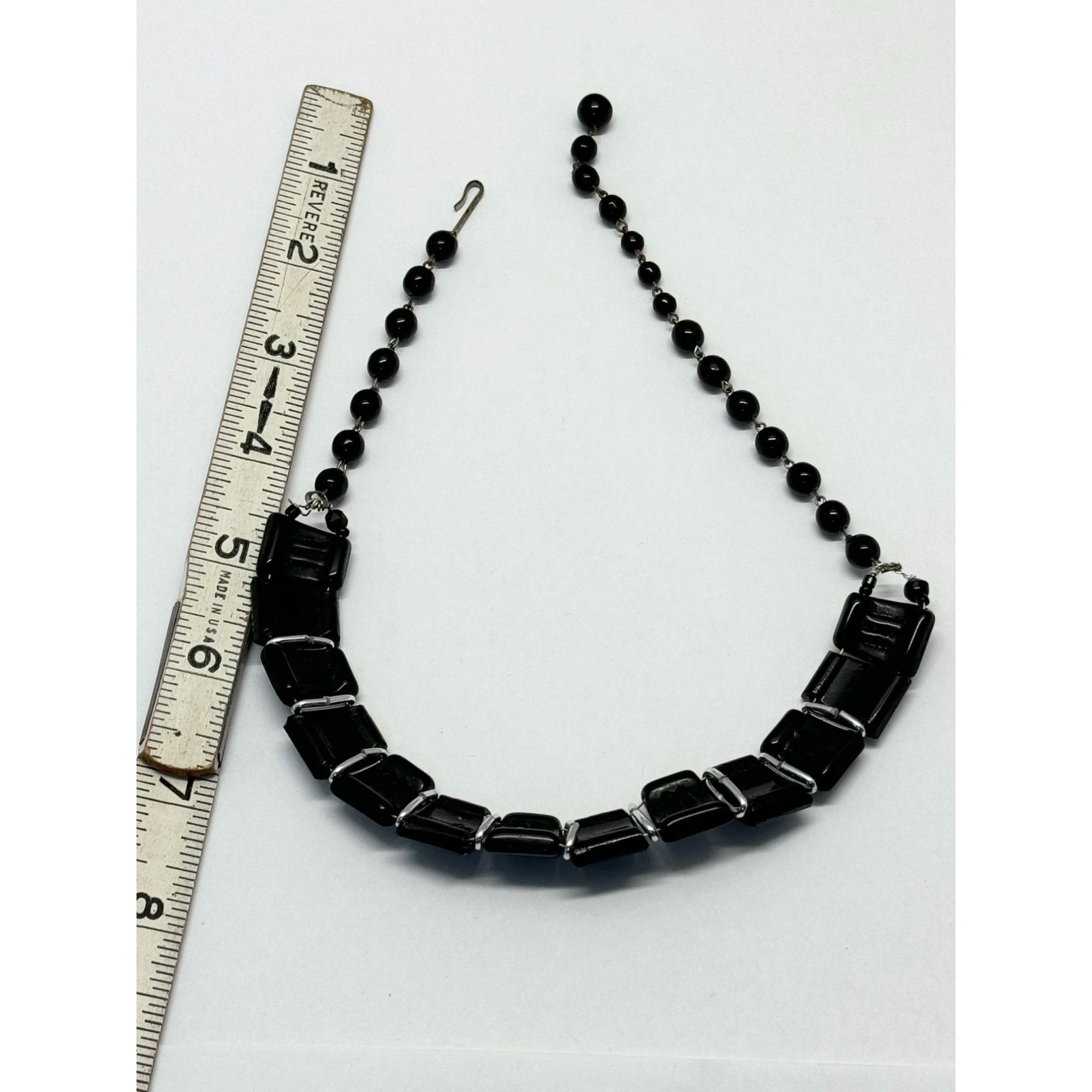 Vintage West Germany Glass beaded collar vintage necklace Size ONE SIZE - 6 Thumbnail