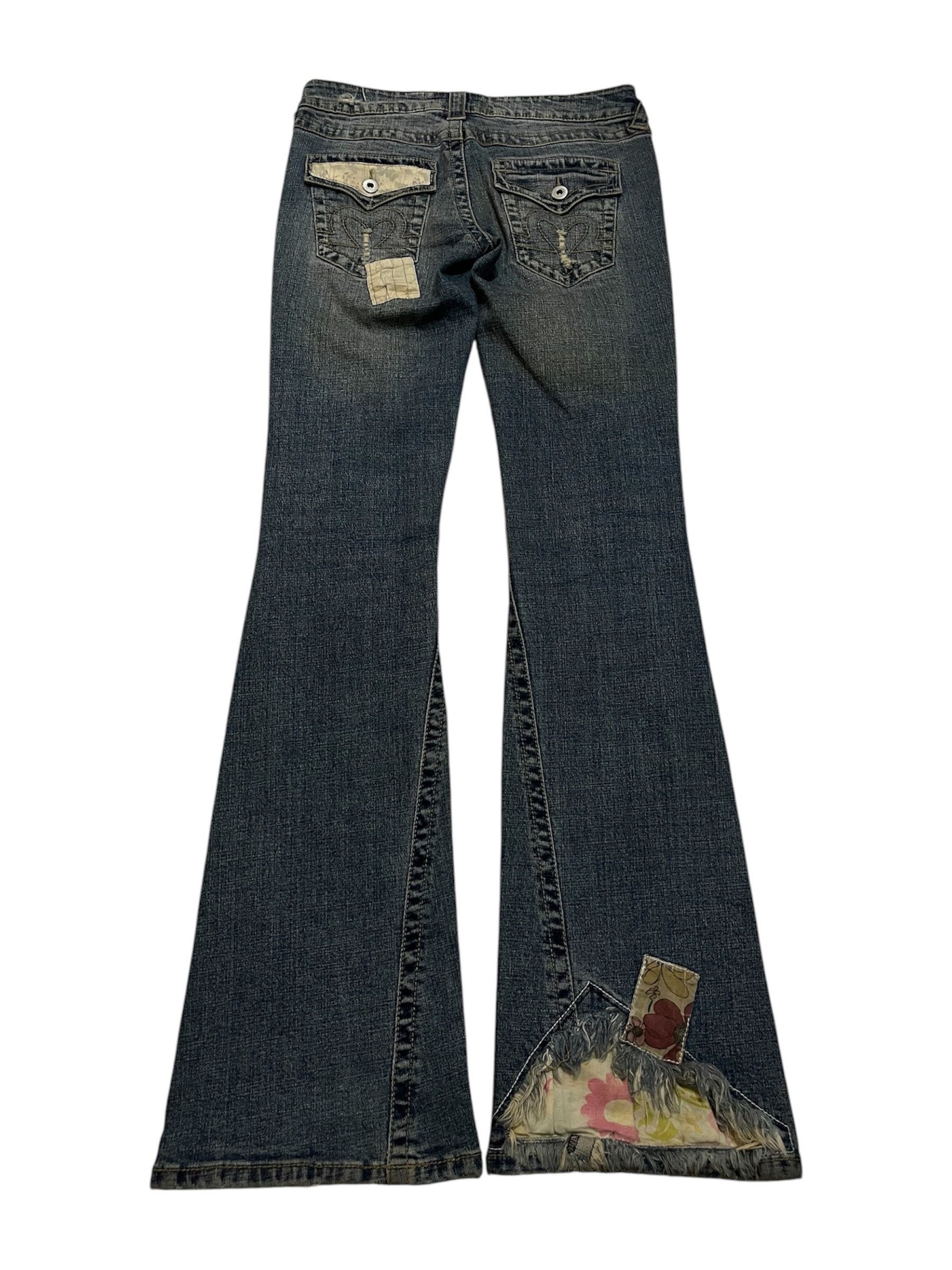 Cecil McBee Japanese Boot Cut Flared Distressed Jeans