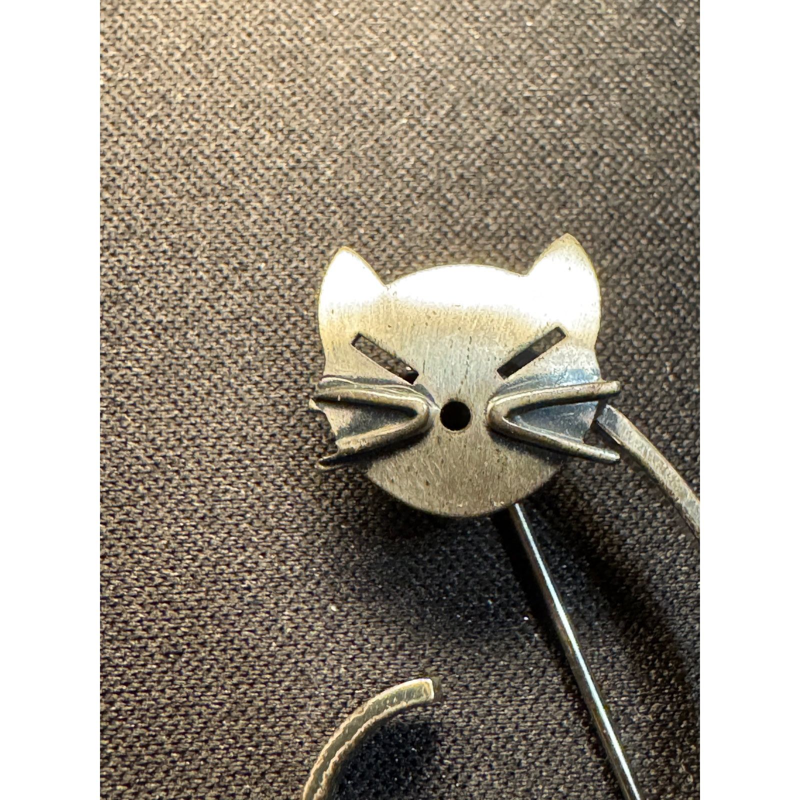 Other Beau Sterling Abstract Cat Brooch Size ONE SIZE - 4 Thumbnail
