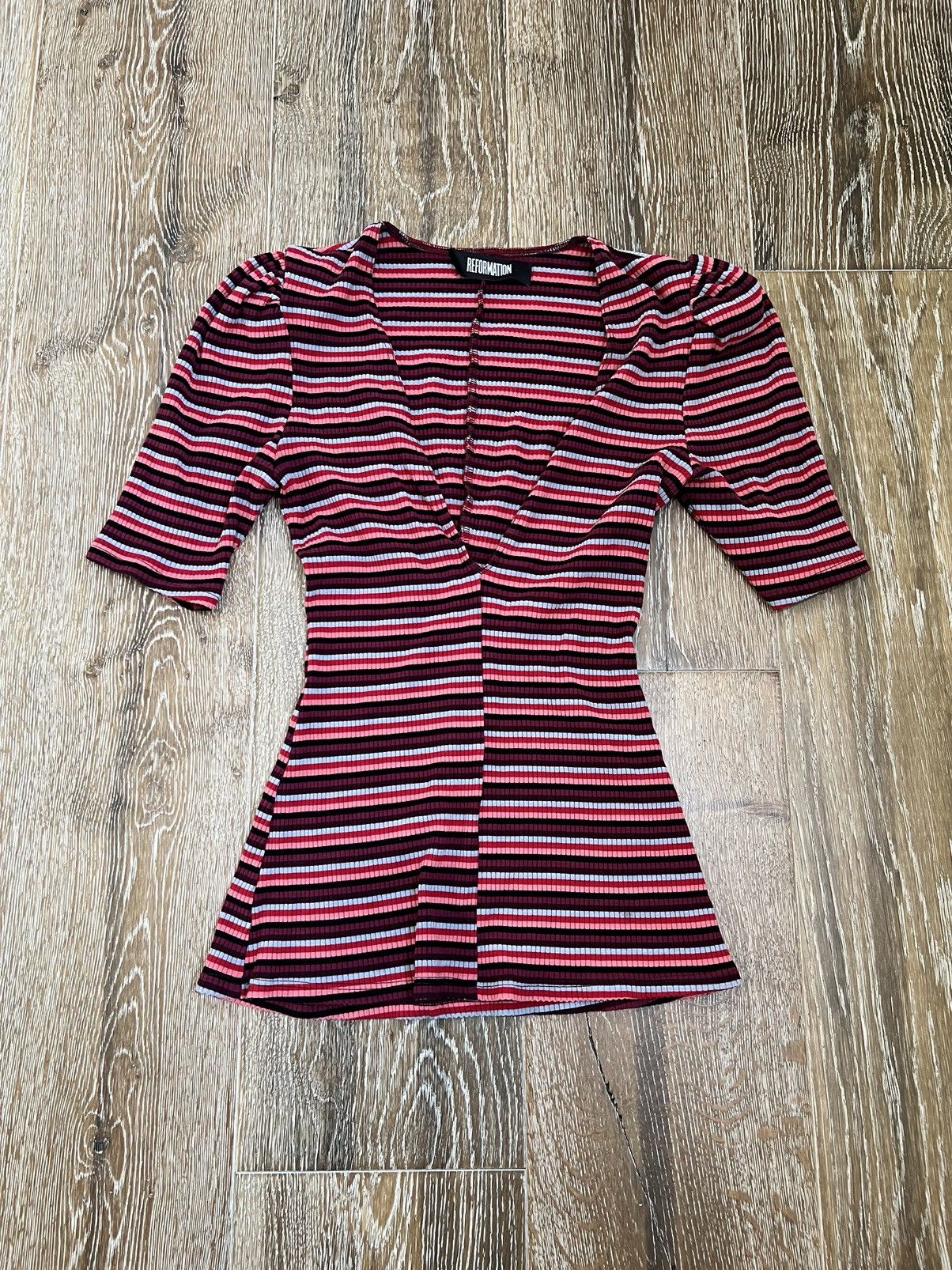 Reformation Womens reformation striped top Size S / US 4 / IT 40 - 1 Thumbnail