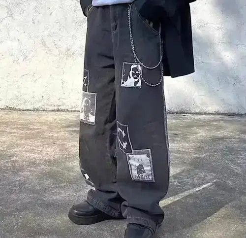 Japanese Brand VIBE Black vintage streetwear jeans Size US 32 / EU 48 - 6 Thumbnail