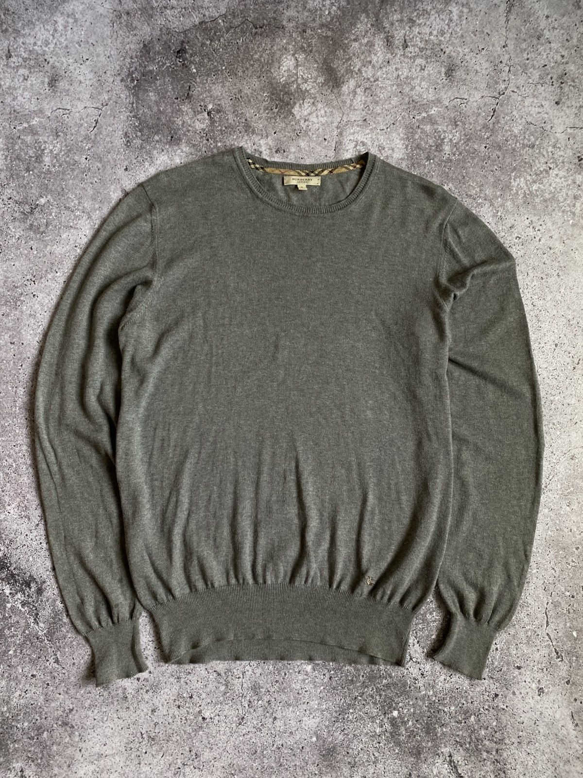 Burberry Vintage Burberry Men’s Embroidered Logo Light Longsleeve S Size US S / EU 44-46 / 1 - 1 Thumbnail