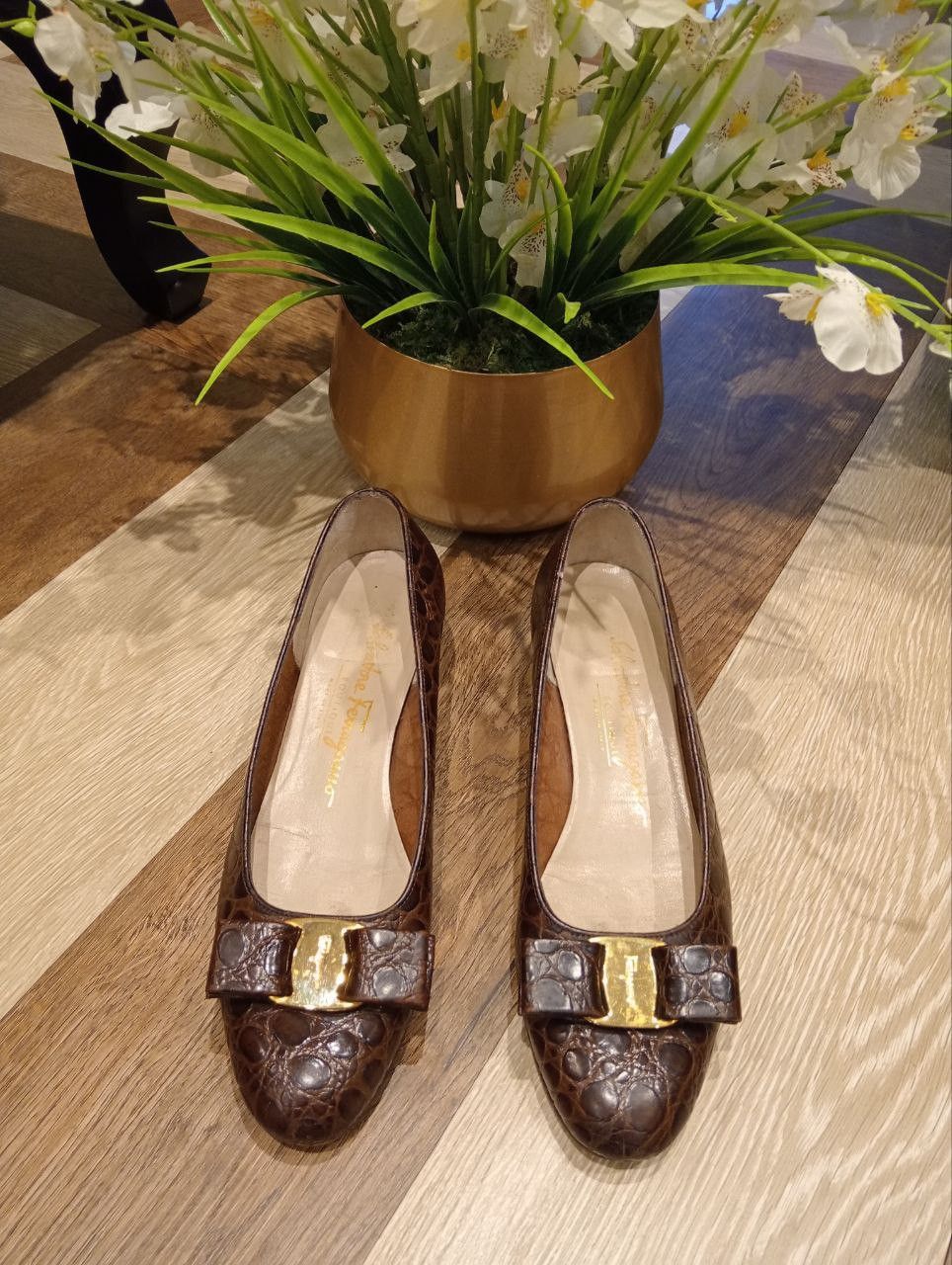 Salvatore Ferragamo SALVATORE FERRAGAMO BOUTIQUE LEATHER SHOES - SIZE 6 Size US 6 / IT 36 - 3 Thumbnail