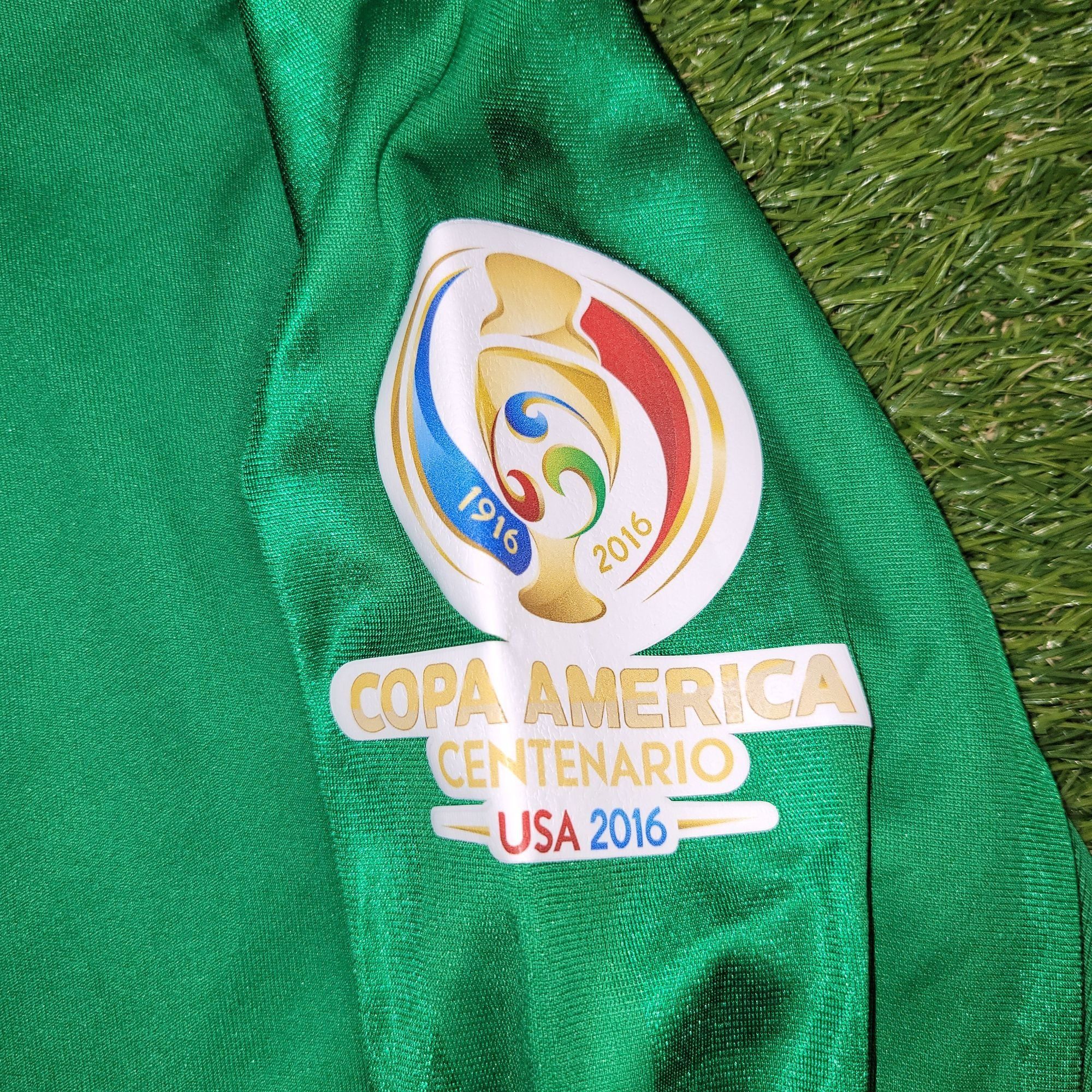 Adidas Marquez Mexico 2016 GOLD CUP Long Sleeve Soccer Jersey L Size US XL / EU 56 / 4 - 5 Thumbnail
