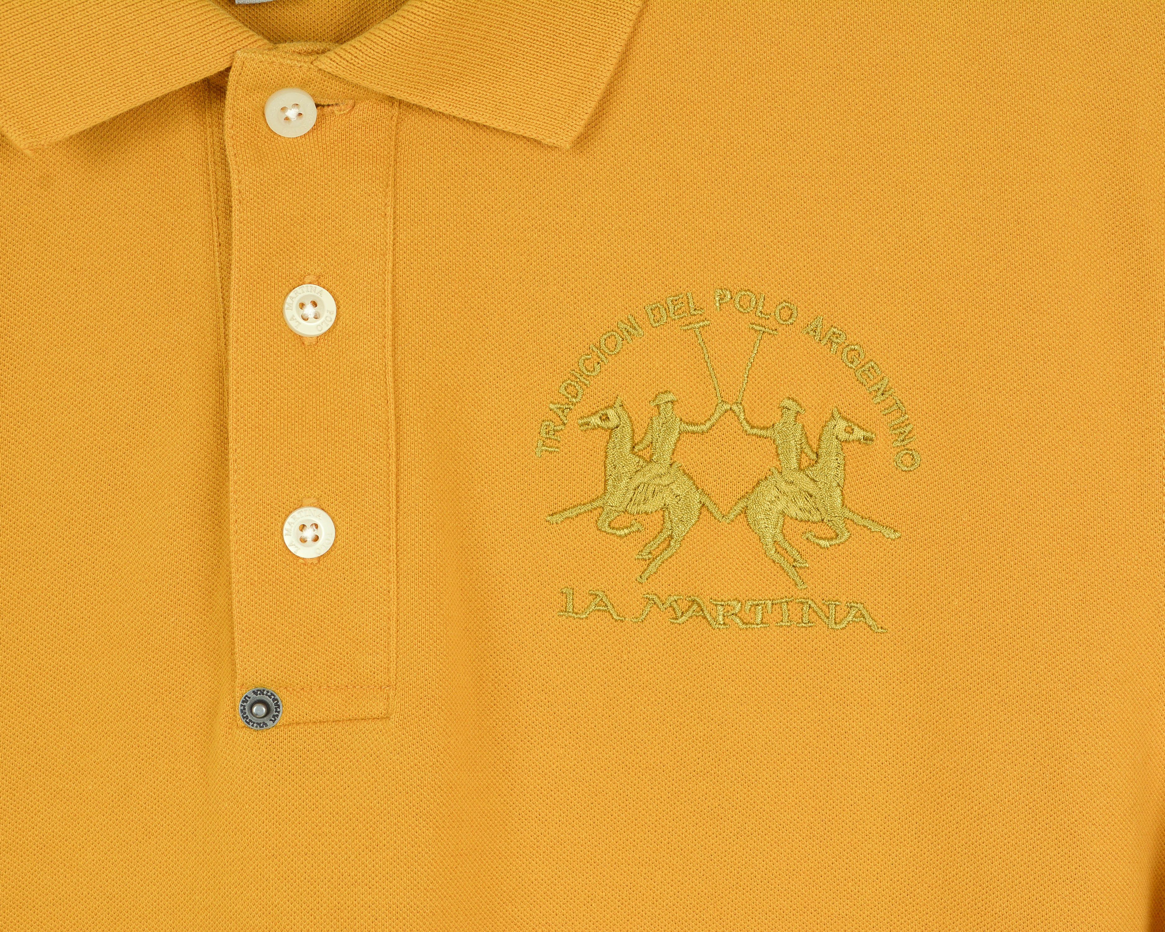 La Martina Polo Shirt L Short Sleeve Embroidery Slim Fit Casual Top Size US L / EU 52-54 / 3 - 3 Thumbnail