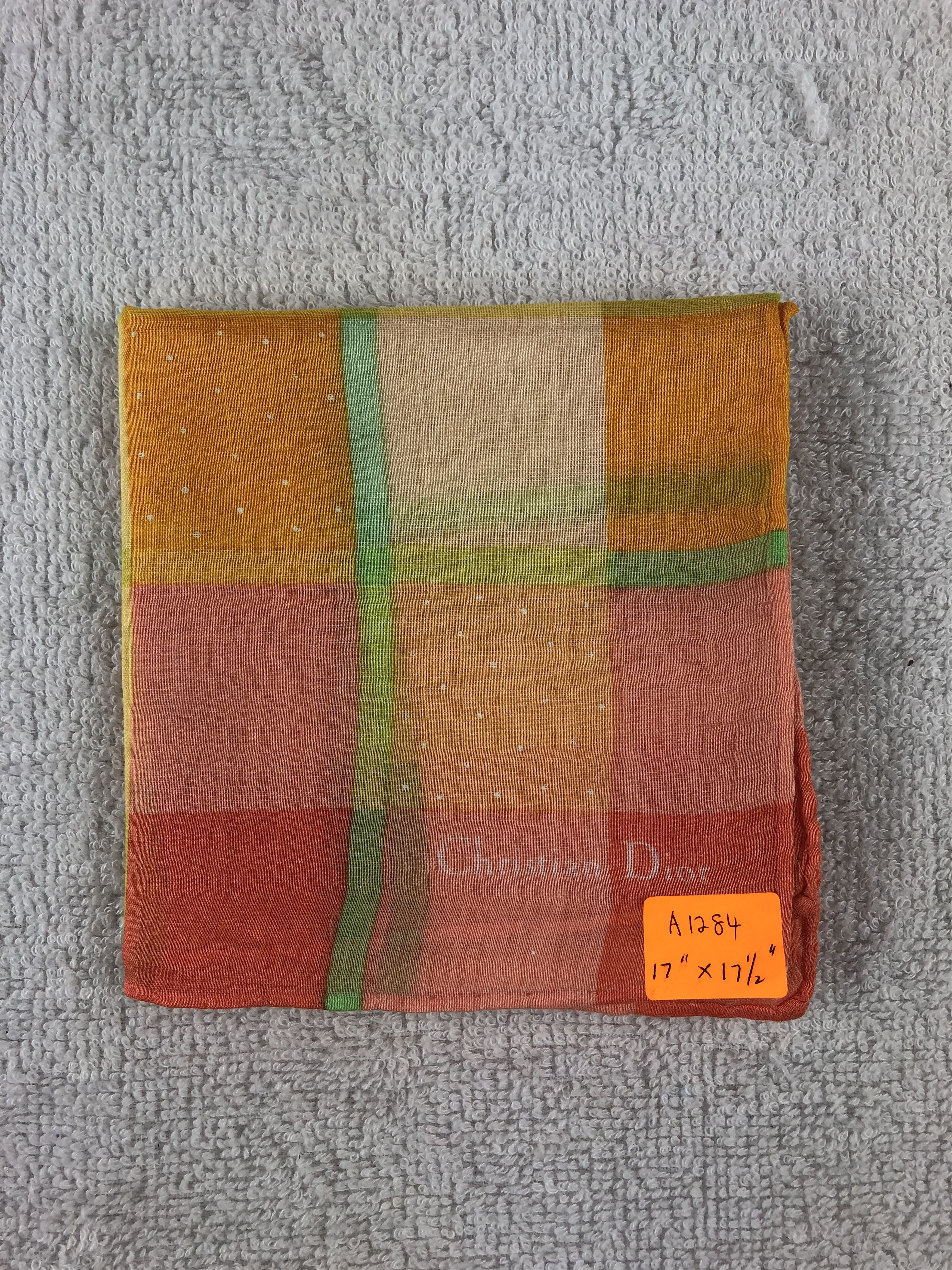 Vintage Christian Dior Handkerchief / Bandana / Neckerchief Size ONE SIZE - 6 Thumbnail