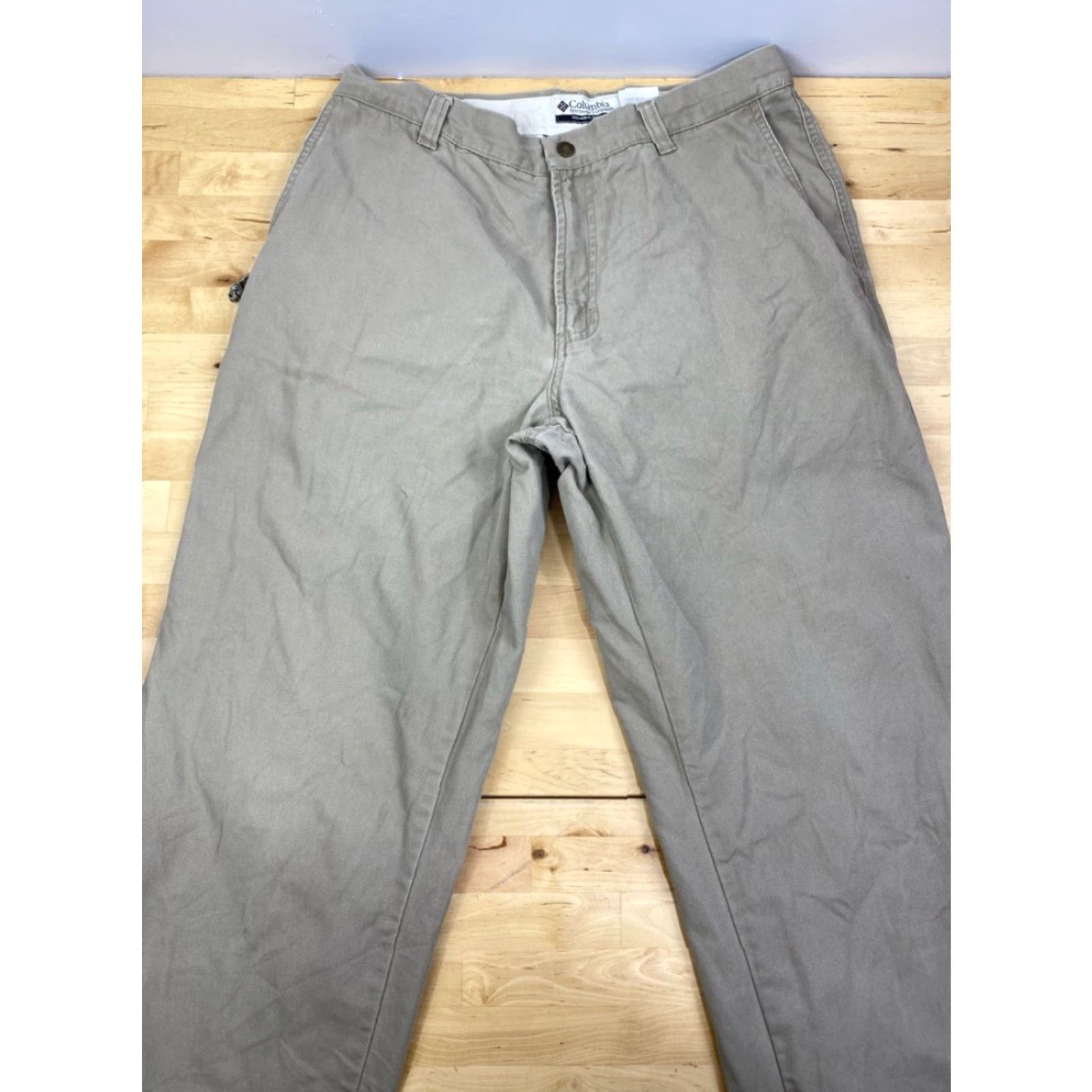 Vintage Columbia Hiking Pants Men 34 Beige Regular Inseam 31 Outdoor Outdoor 90s? (No, must only original words) Size US 34 / EU 50 - 2 Thumbnail