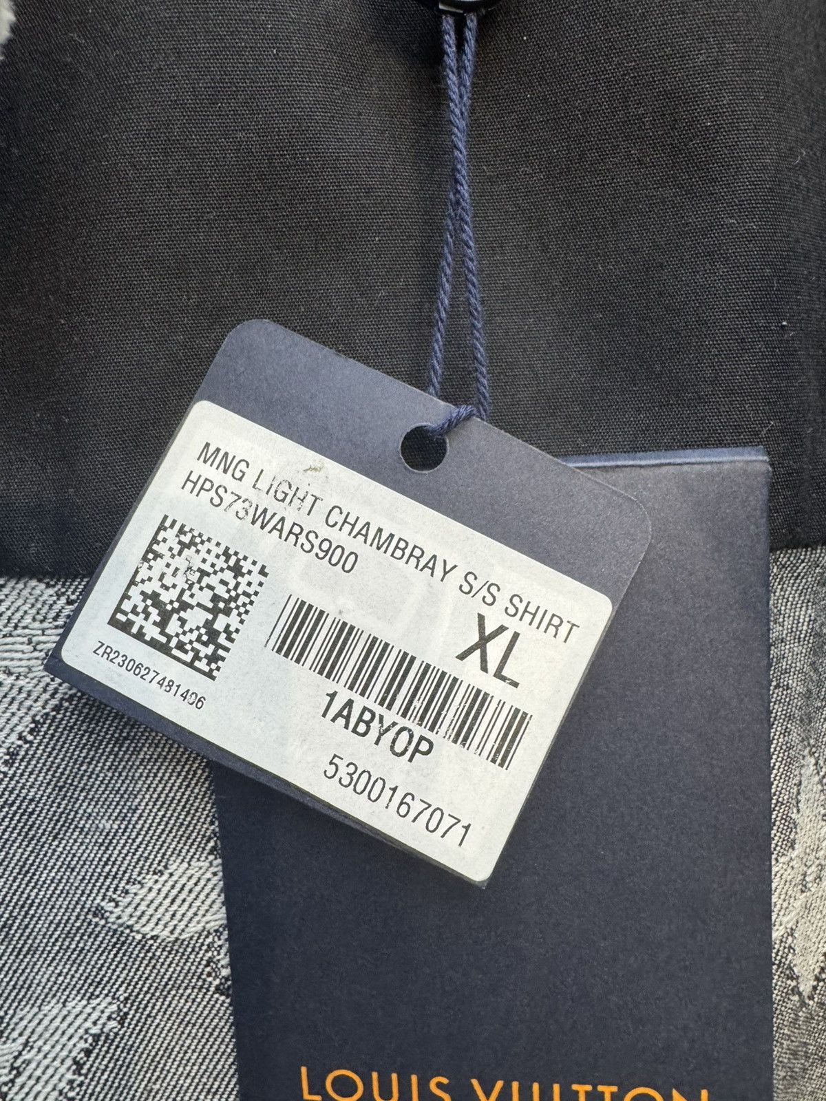 Louis Vuitton Louis Vuitton short sleeve Monogram Chambray Shirt 1ABYON Size US XL / EU 56 / 4 - 4 Thumbnail