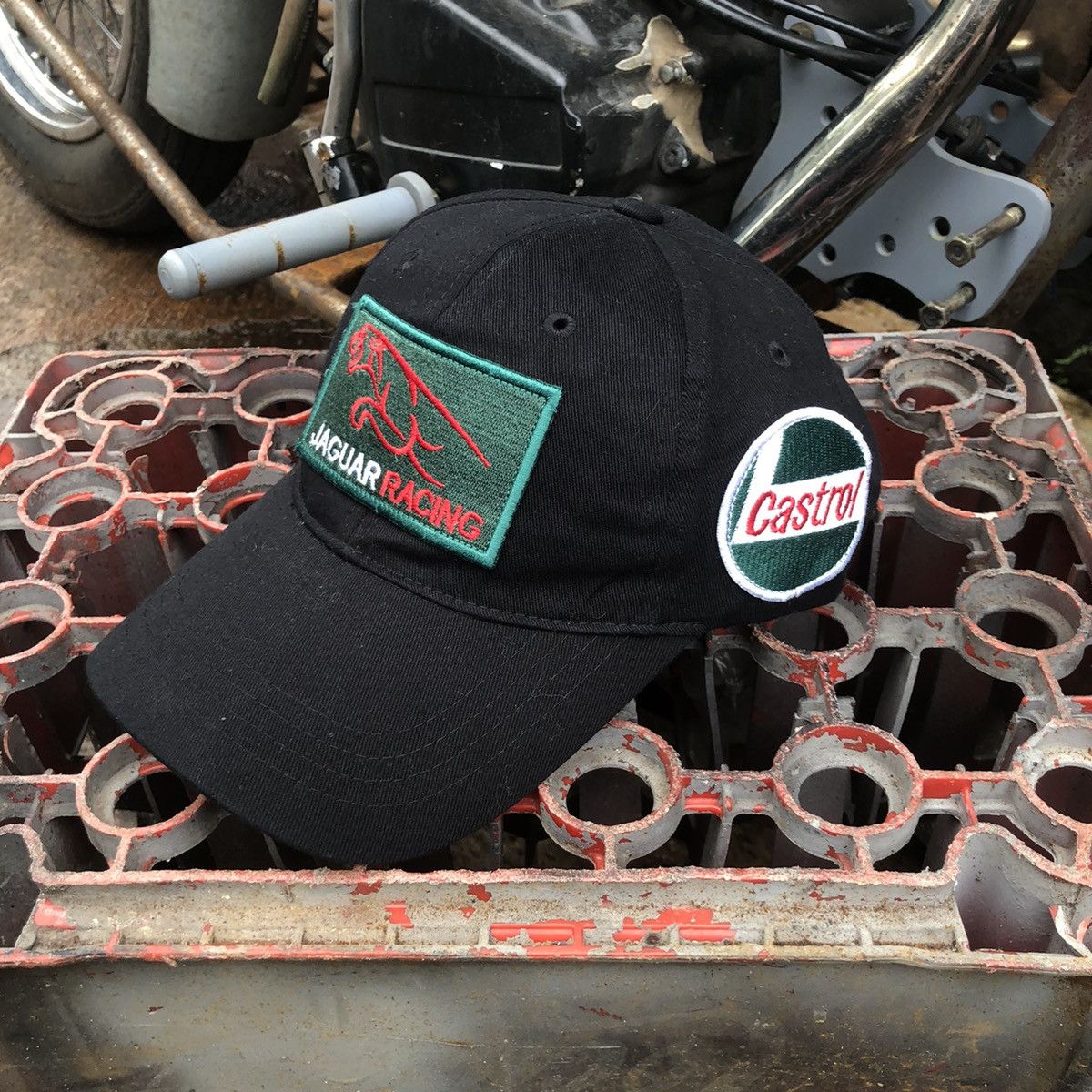 Vintage 🚫 SOLD 🚫 Jaguar Castrol Racing Formula-1 Hat Size ONE SIZE - 5 Thumbnail