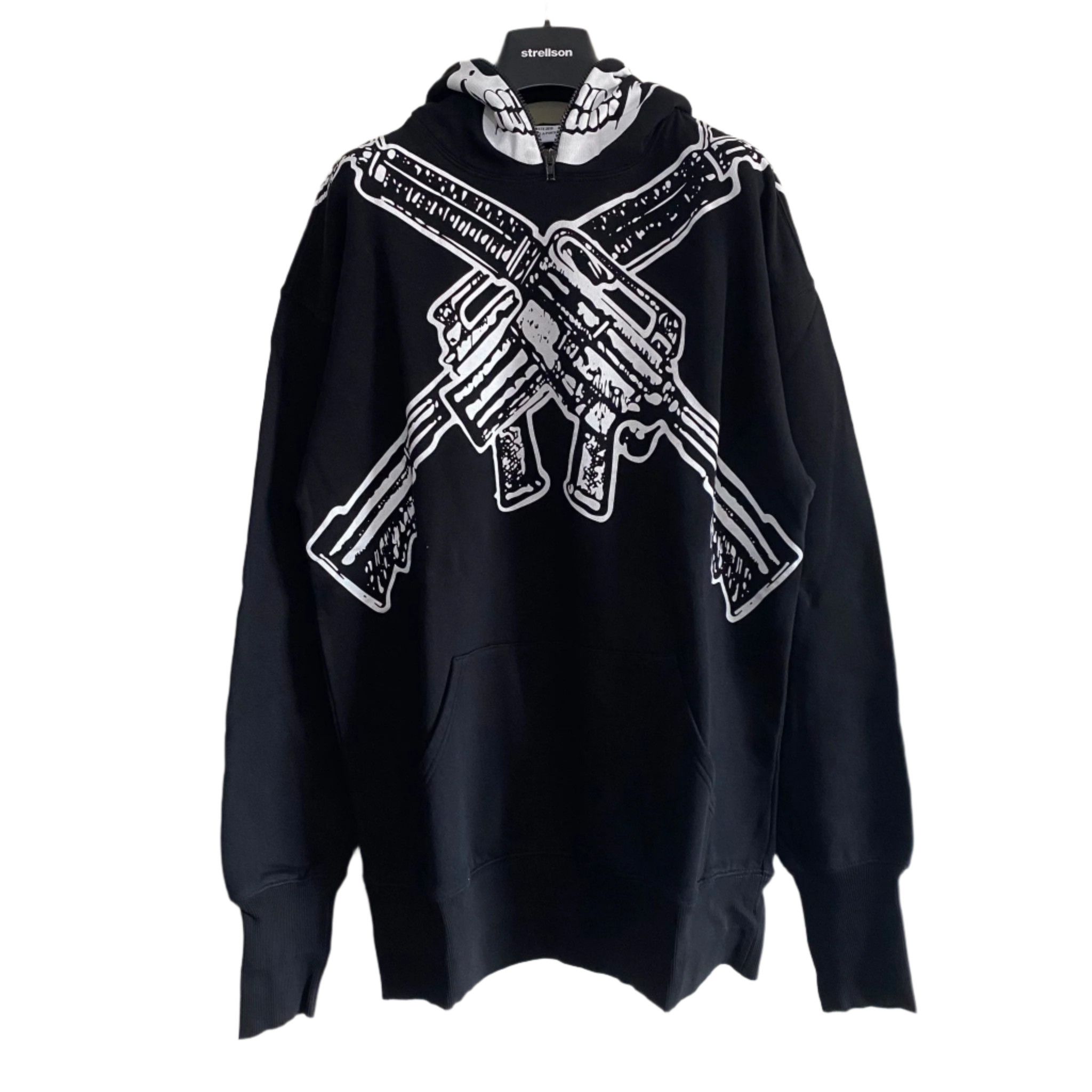 VETEMENTS RUSSIAN IDOL 2019 パーカー ブラック Vetements (Final Drop) Vetements Russian Idol oversized