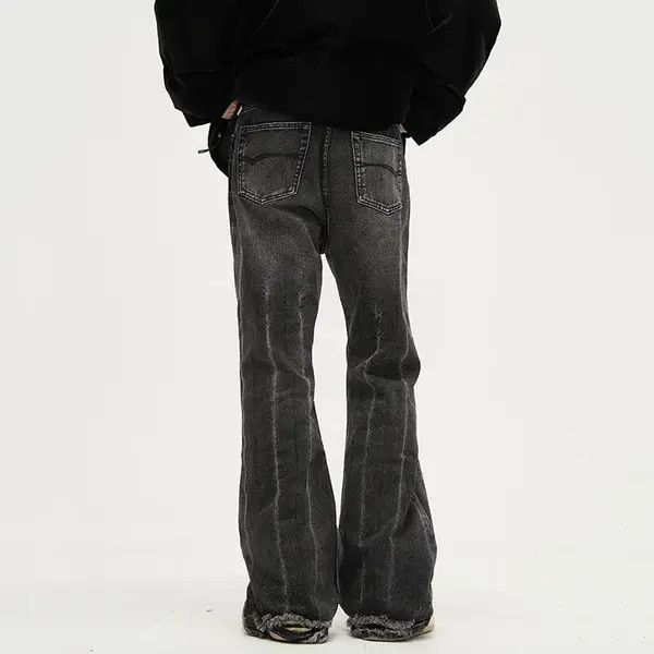VIBE Baggy streetwear y2k flared ripped jeans pants wide leg Size US 32 / EU 48 - 2 Thumbnail