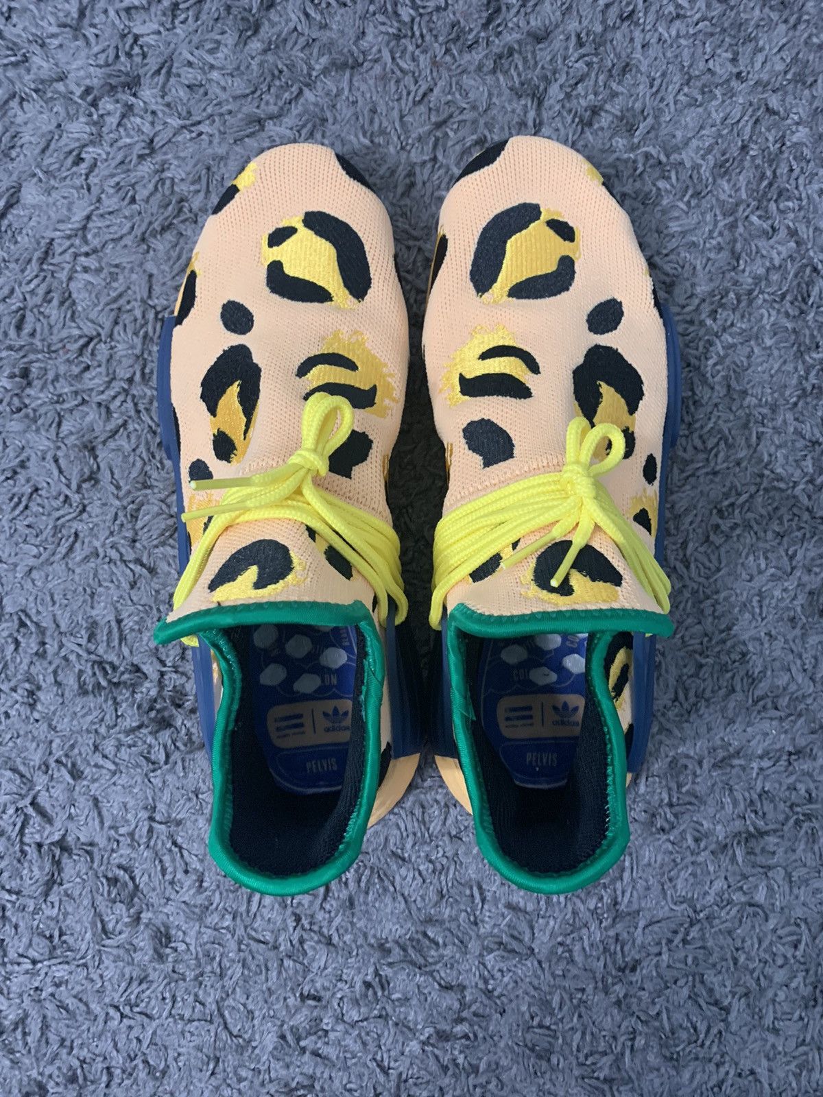 Adidas × Pharrell Pharrell x NMD Human Race 'Animal Print - Pulse Amber' Size US 9.5 / EU 42-43 - 5 Thumbnail