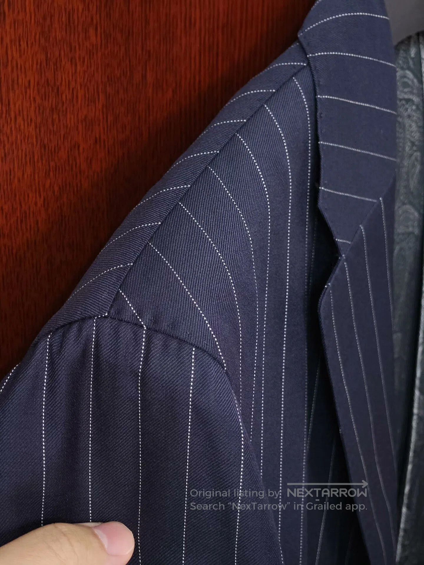 Japanese Brand Dormeuil Wool-Linen Custom Jacket. Size US L / EU 52-54 / 3 - 3 Thumbnail