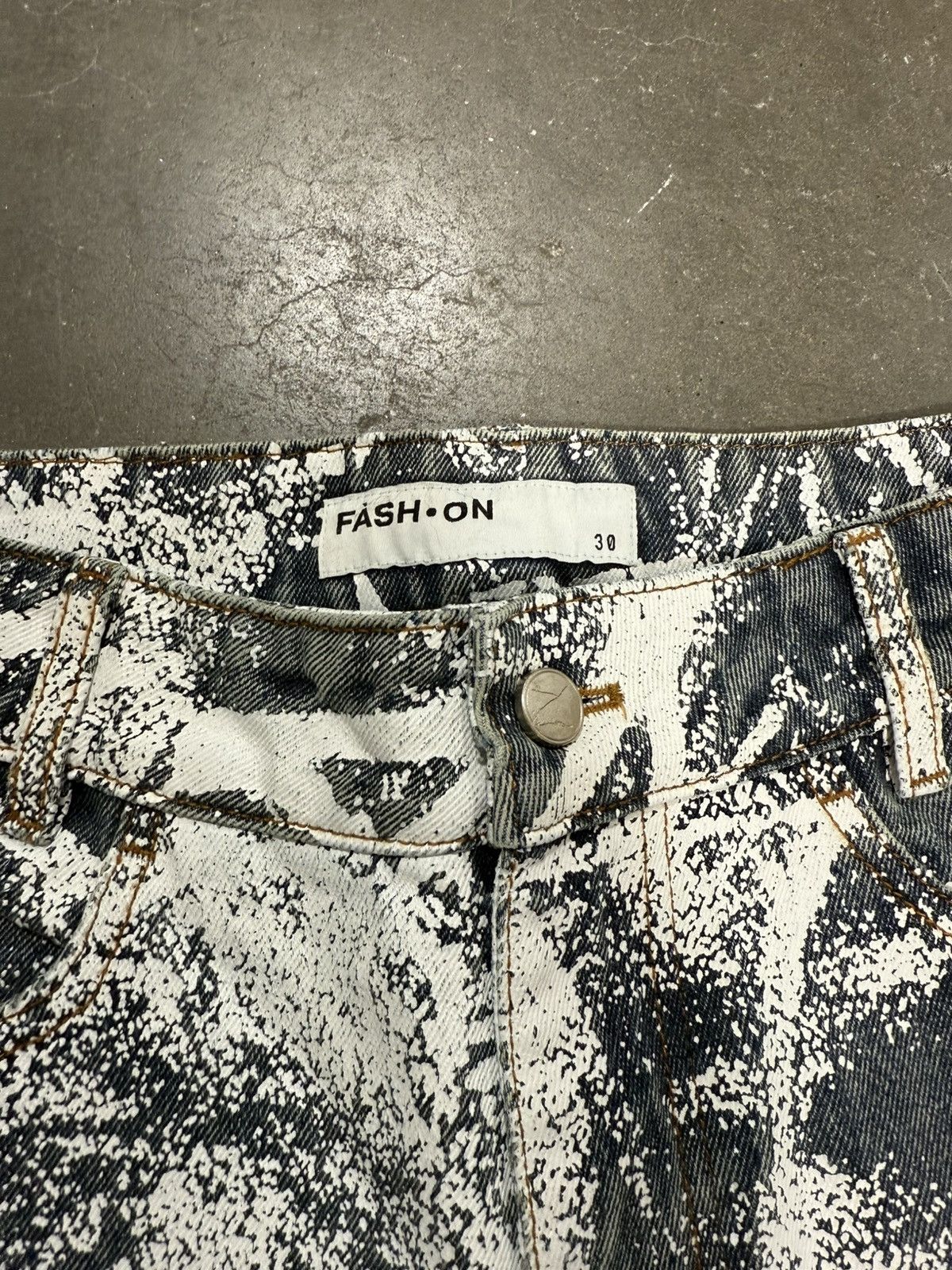 Other Fashon Garments Painted Denim Size US 30 / EU 46 - 4 Thumbnail