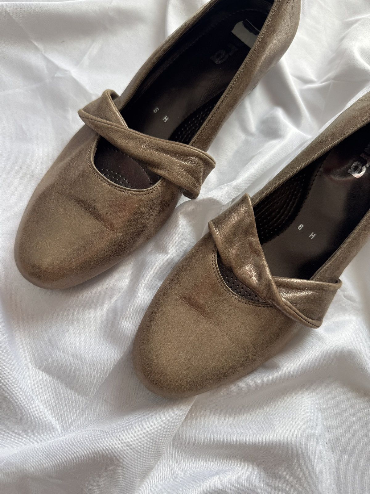 Hysteric Glamour Avant Garde Vintage Real Faded Leather Heel Flat Boots Size US 9 / IT 39 - 5 Thumbnail