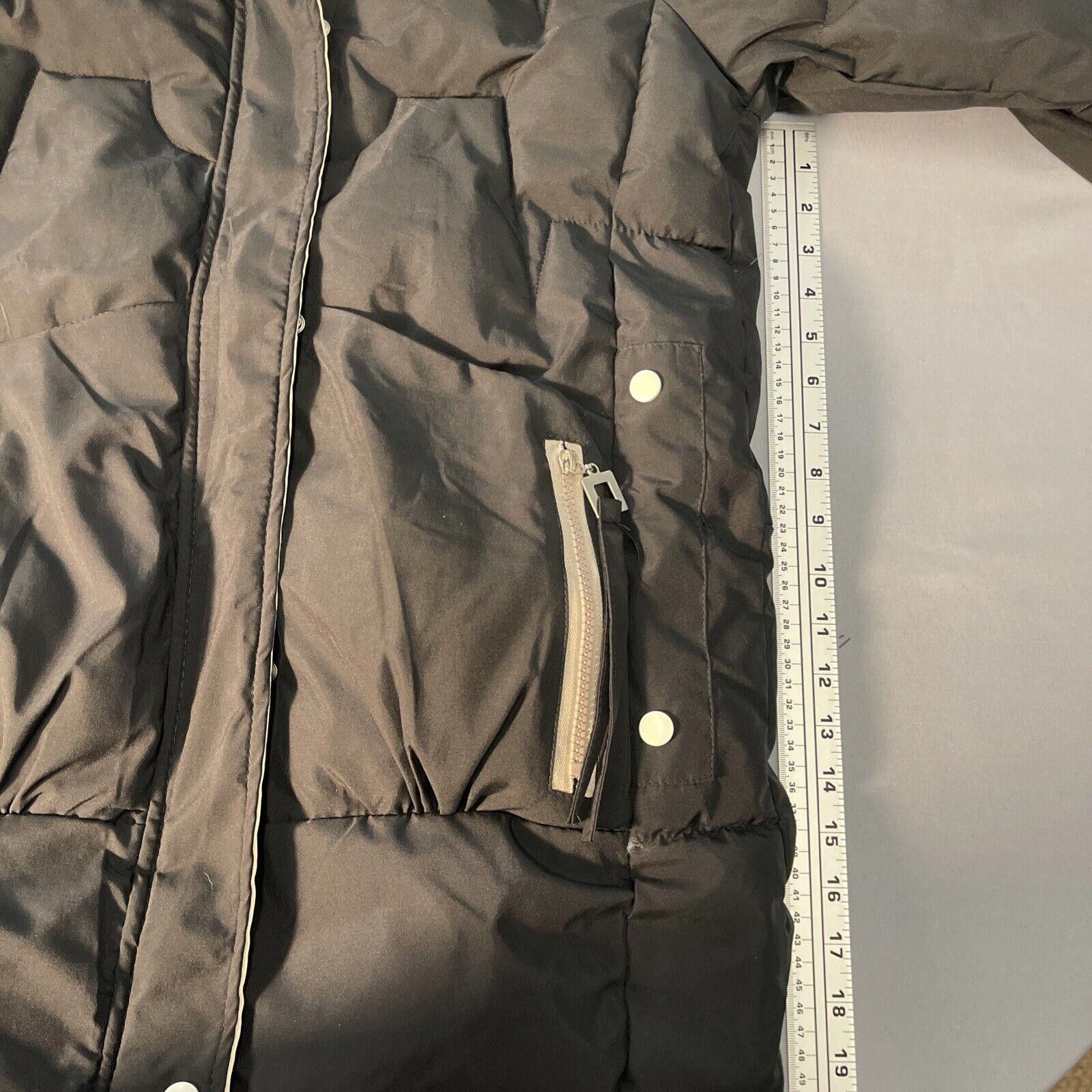 Designer Manisan Black/ Beige Puffer Jacket Size M Size M / US 6-8 / IT 42-44 - 6 Thumbnail