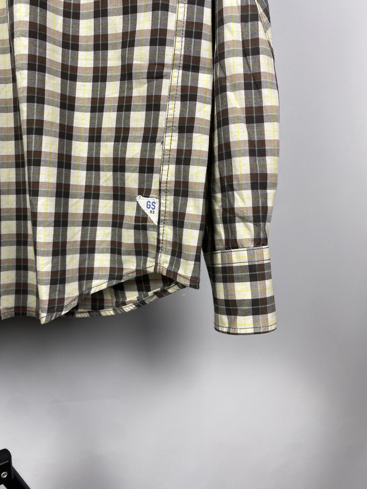 G-Star × Vintage Vintage 00s Y2K G STAR RAW Checked Button Shirt Size US L / EU 52-54 / 3 - 4 Thumbnail
