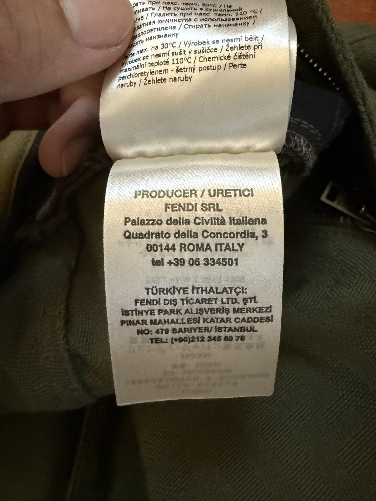 Fendi Fendi Green Jacquard “Forever Fendi” Jean Size US 30 / EU 46 - 8 Thumbnail