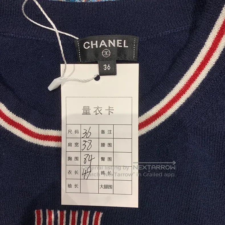 Chanel Chanel Sweater Knitwear No.5 Size XS / US 0-2 / IT 36-38 - 3 Thumbnail