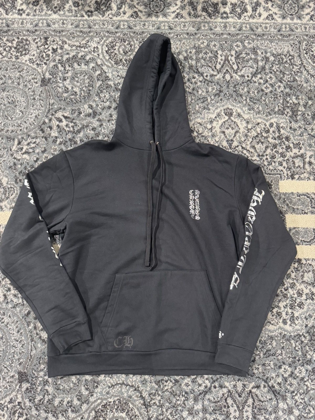 Chrome Hearts Chrome Hearts Chrome Vertical Logo Hoodie Size US L / EU 52-54 / 3 - 1 Thumbnail